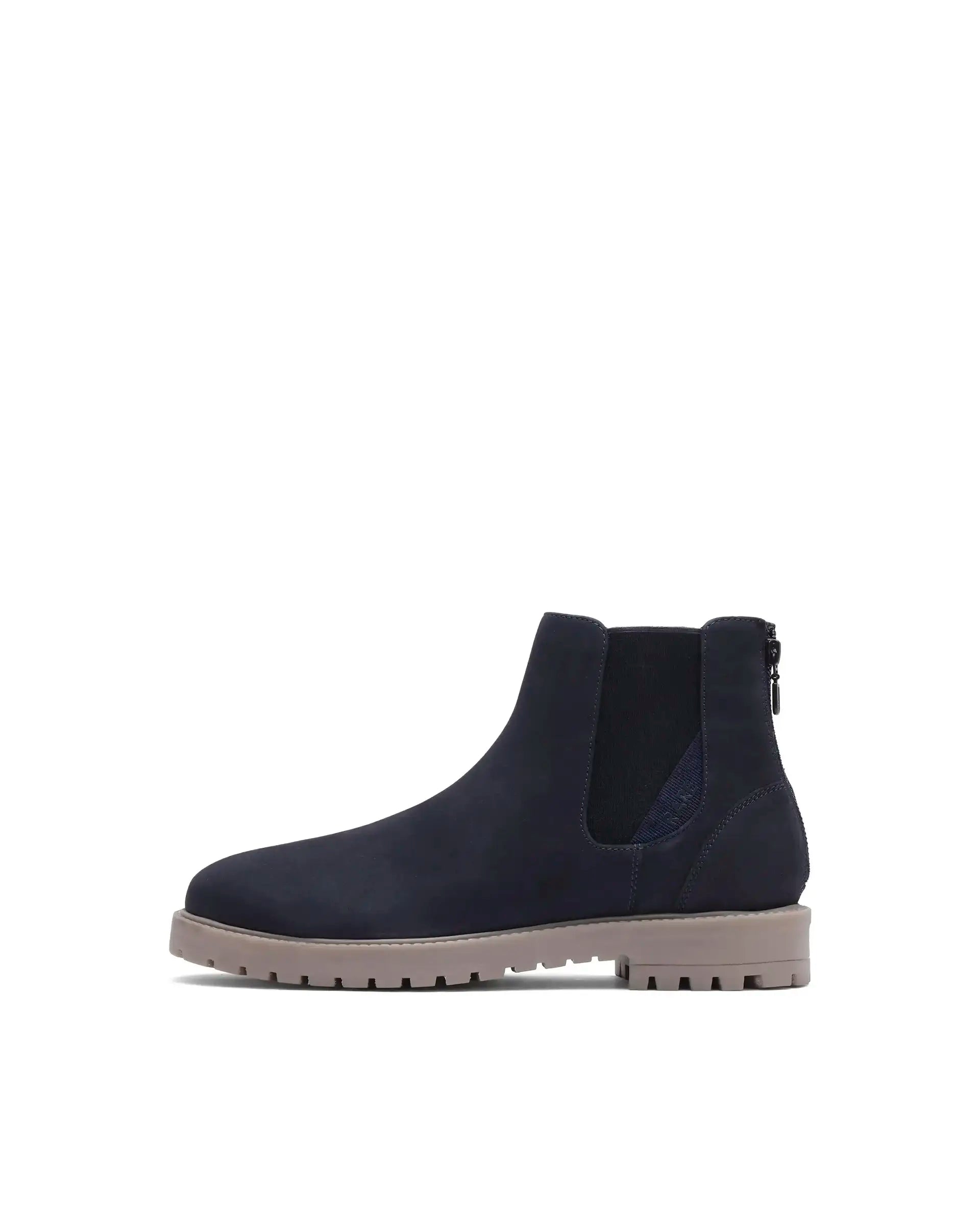 Rare Rabbit Men's Gum Pro Navy Classic Chelsea Boot