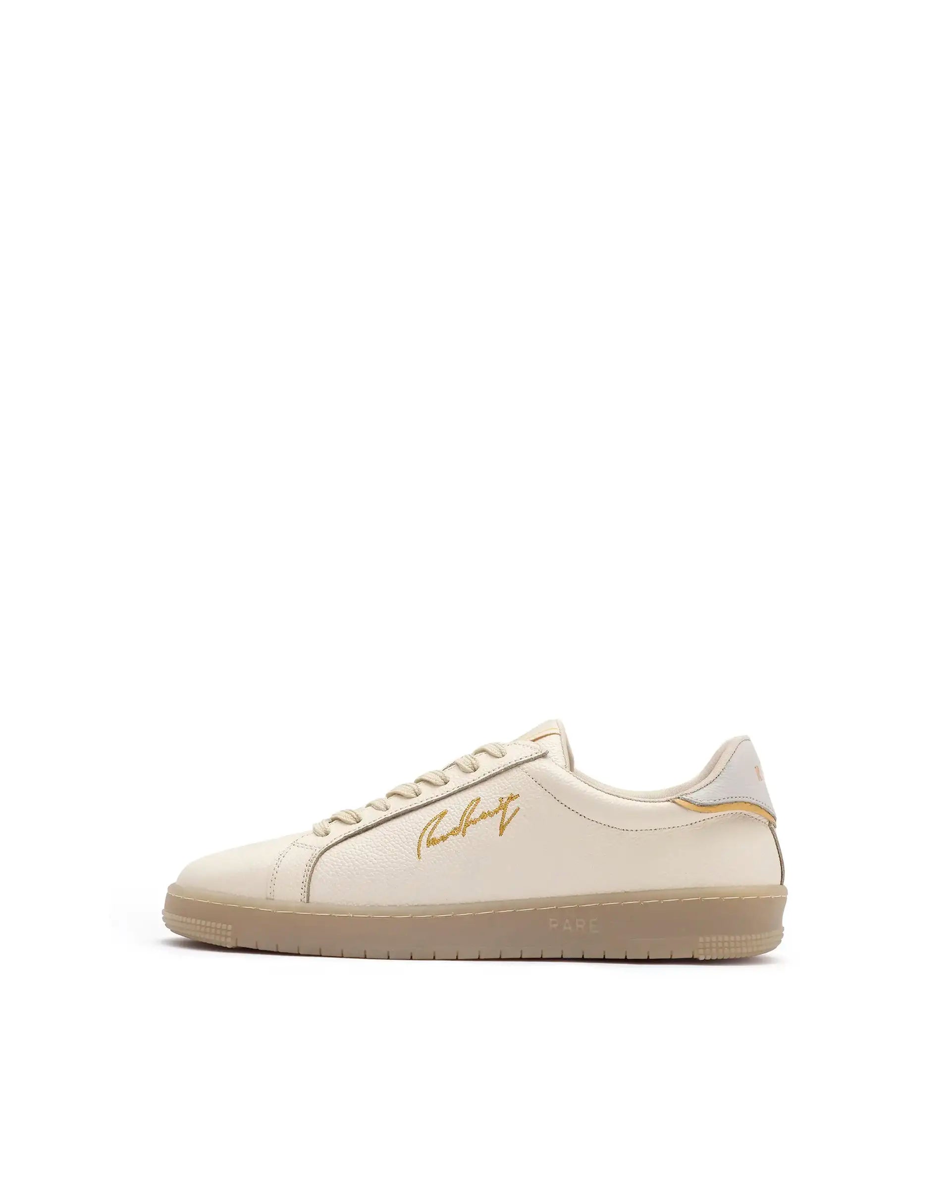 Rare Rabbit Men Elton Beige Lace-Up Closure Sneaker