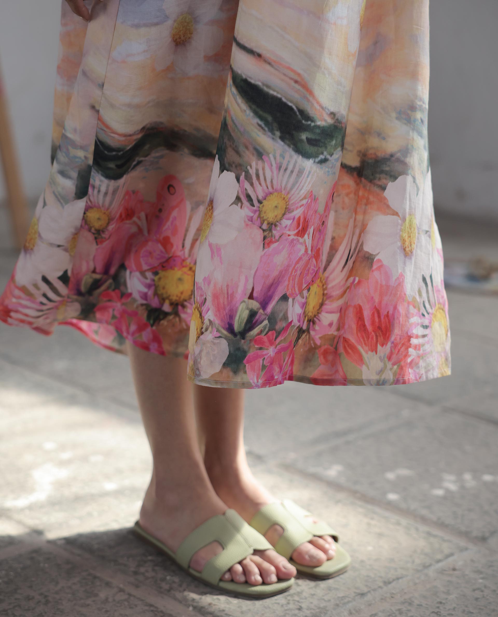 Rareism Womens Heidi Multi Dress Off Shoulder Print