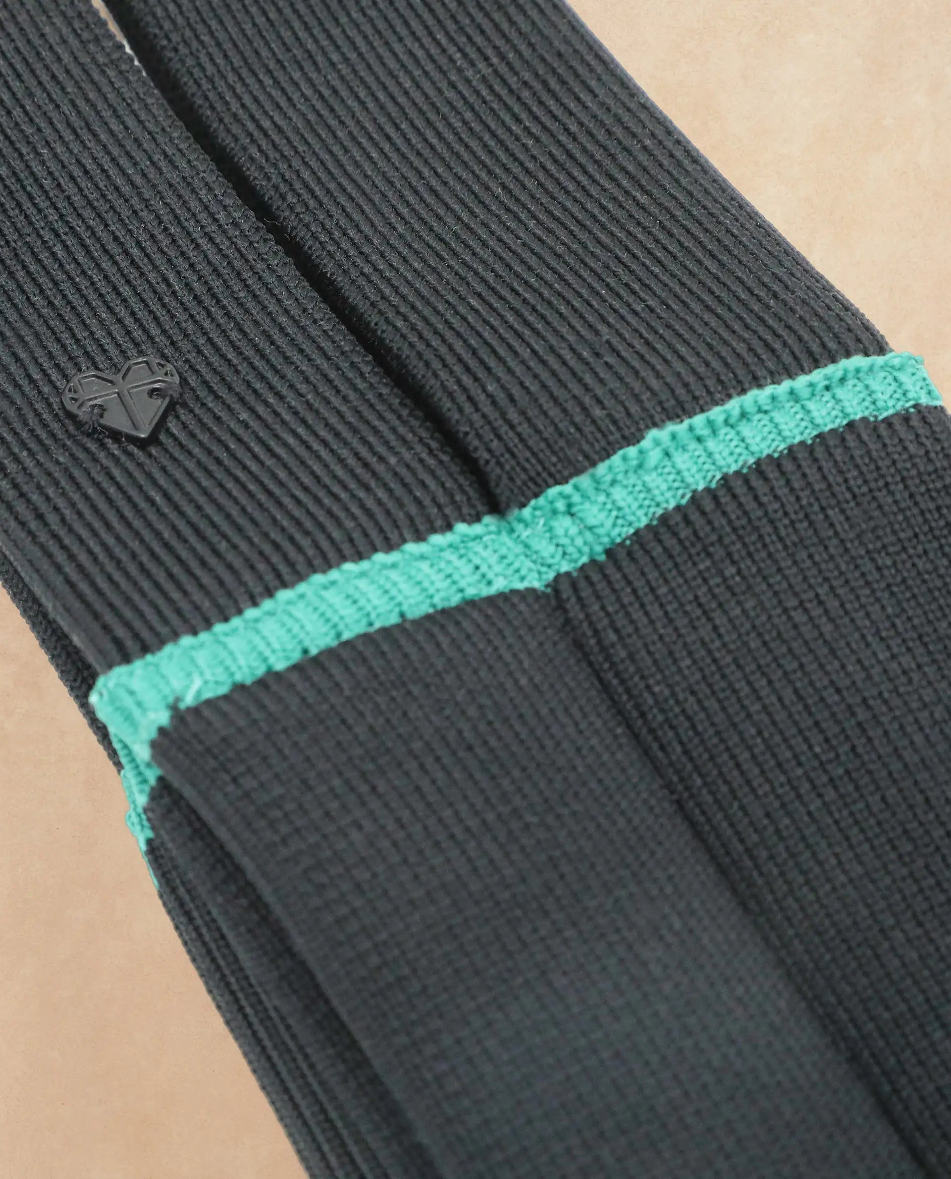 Rareism Articale Women Flounce Black Fabric Polyester Fabric Colorblock Knitted Tote Bag