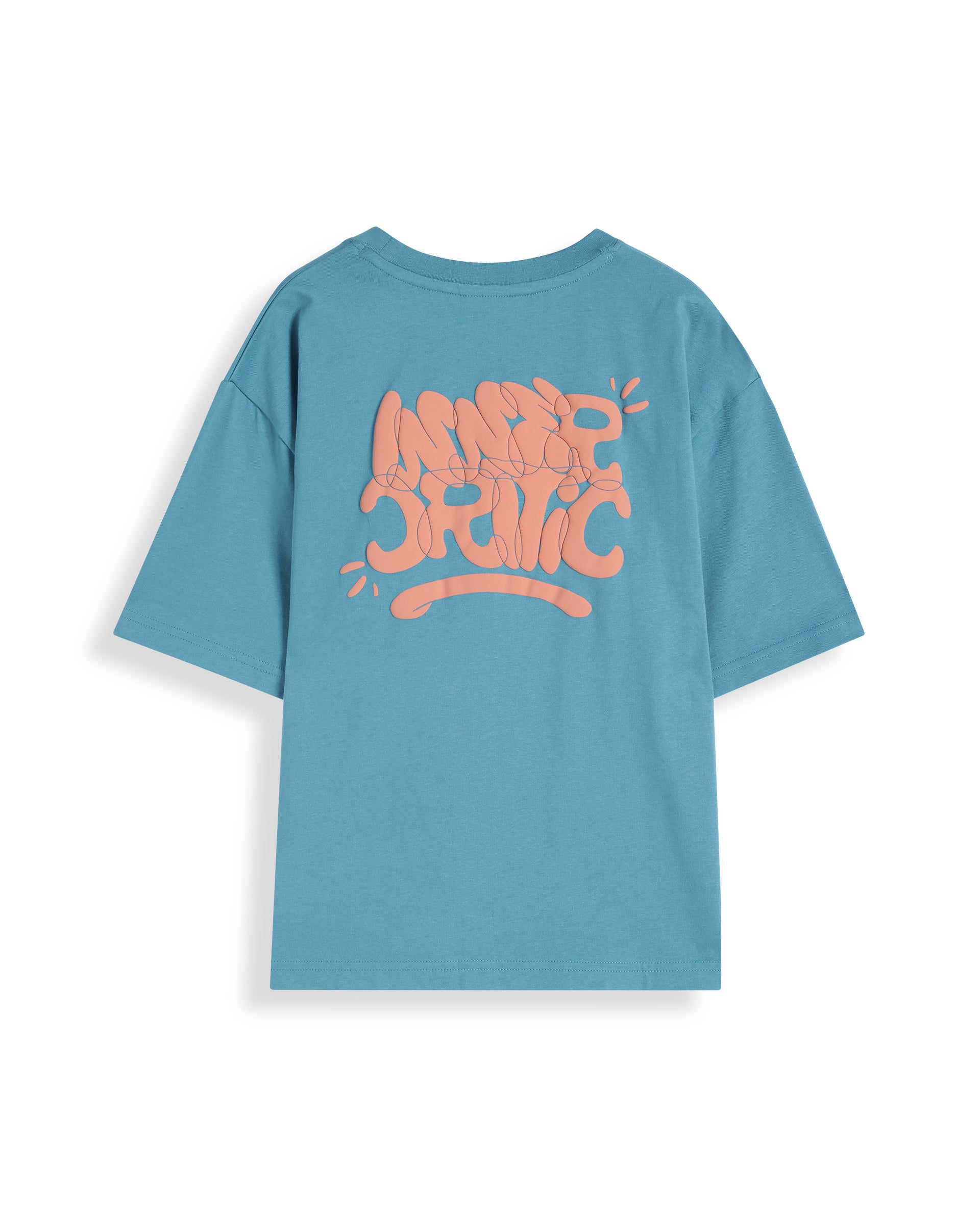 Rare Ones Kids Chris Turq Cotton Half Sleeves Crew Neck Oversized Fit Graphic Print T-Shirt