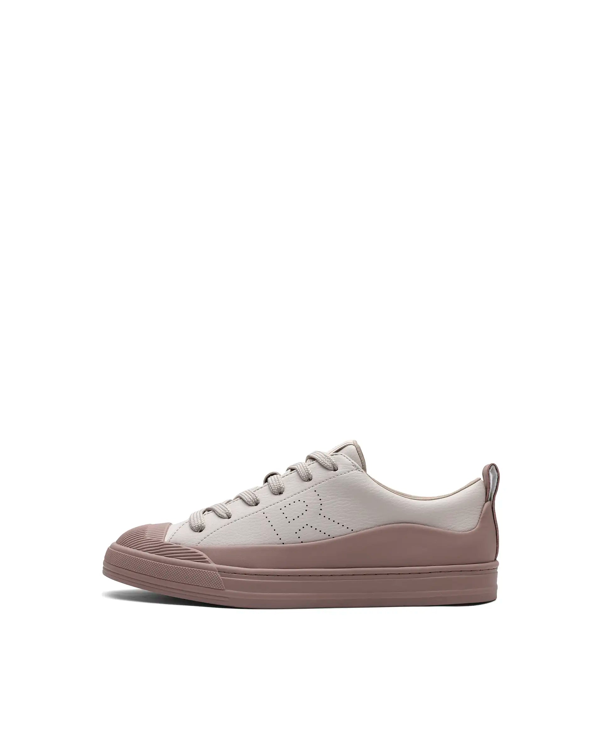 Rare Rabbit Men's Sauron Wave 24 Light Beige Micro Leather Sneaker