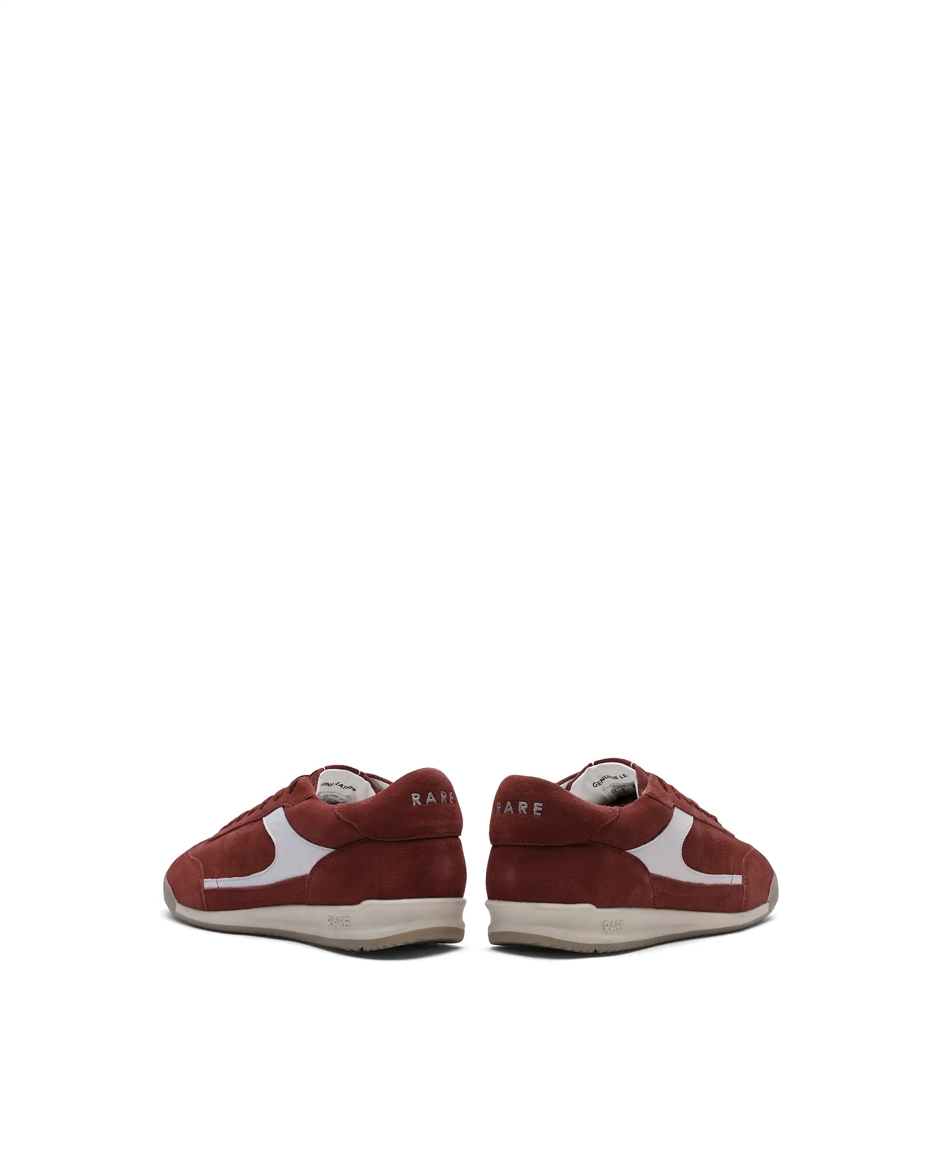 Rare Rabbit Men's Flux Red Suede Leather Sneaker