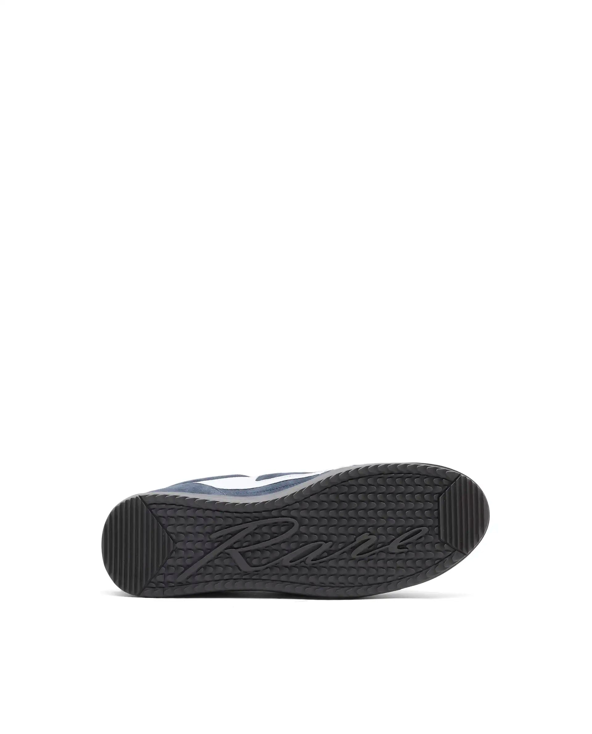 Rare Rabbit Men's Flux Dark Navy Suede Sneaker