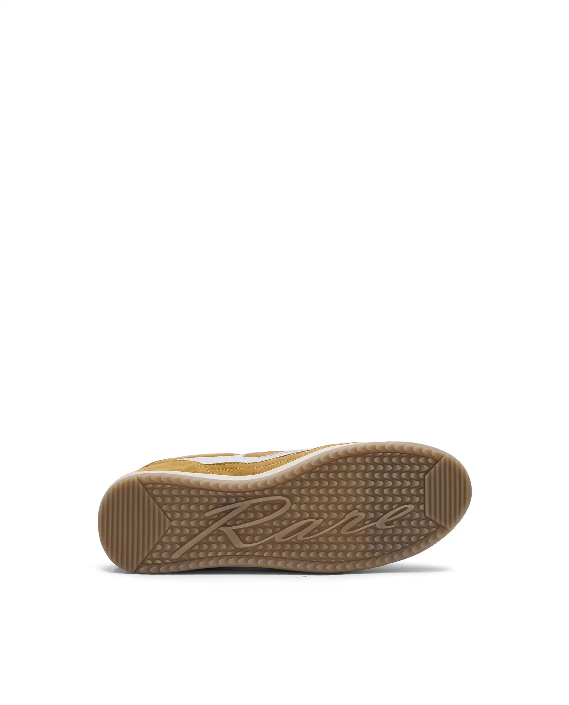 Rare Rabbit Men's Flux Mustard Suede Sneaker