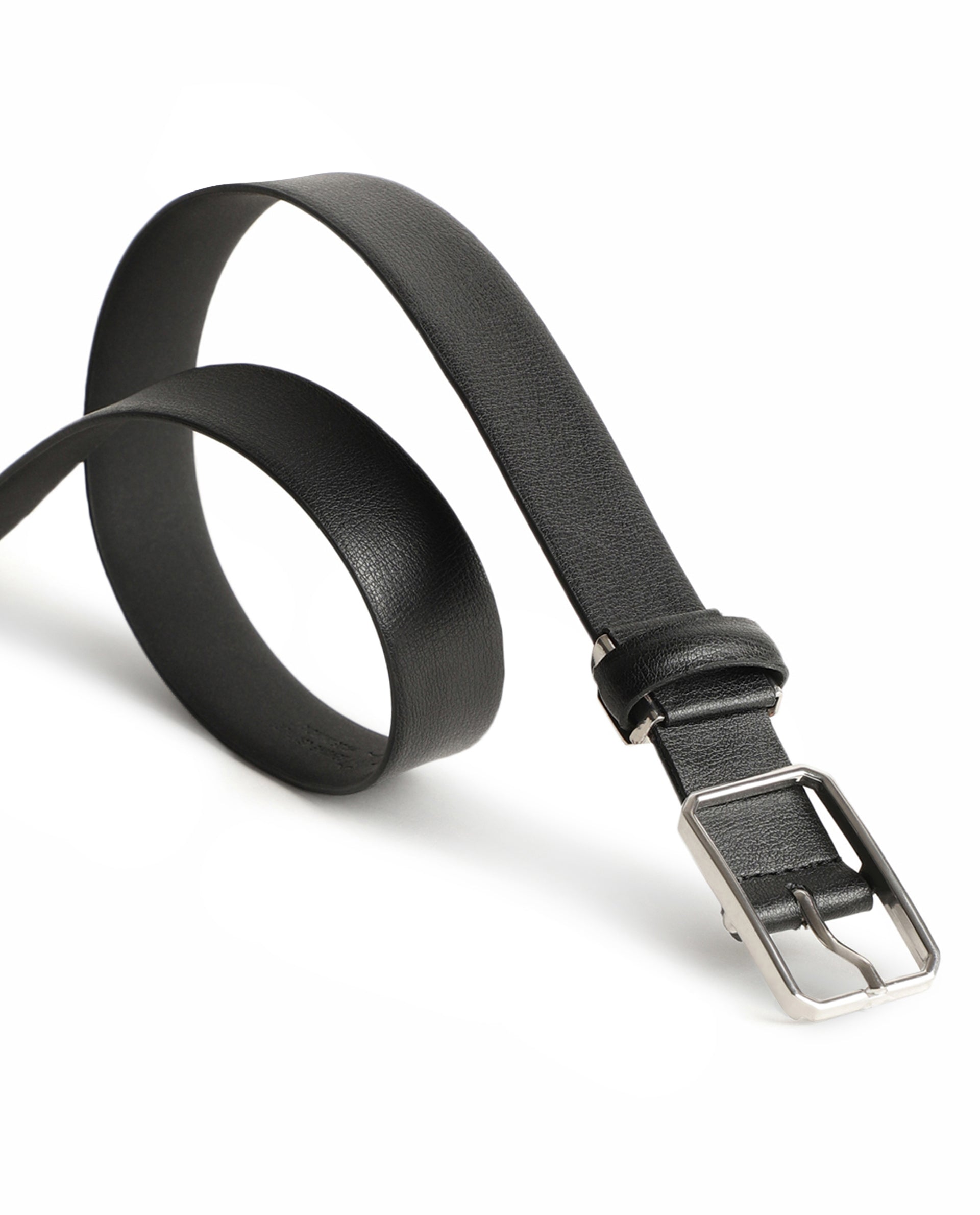 Rare Rabbit Men'S Cult Black Belt Leather