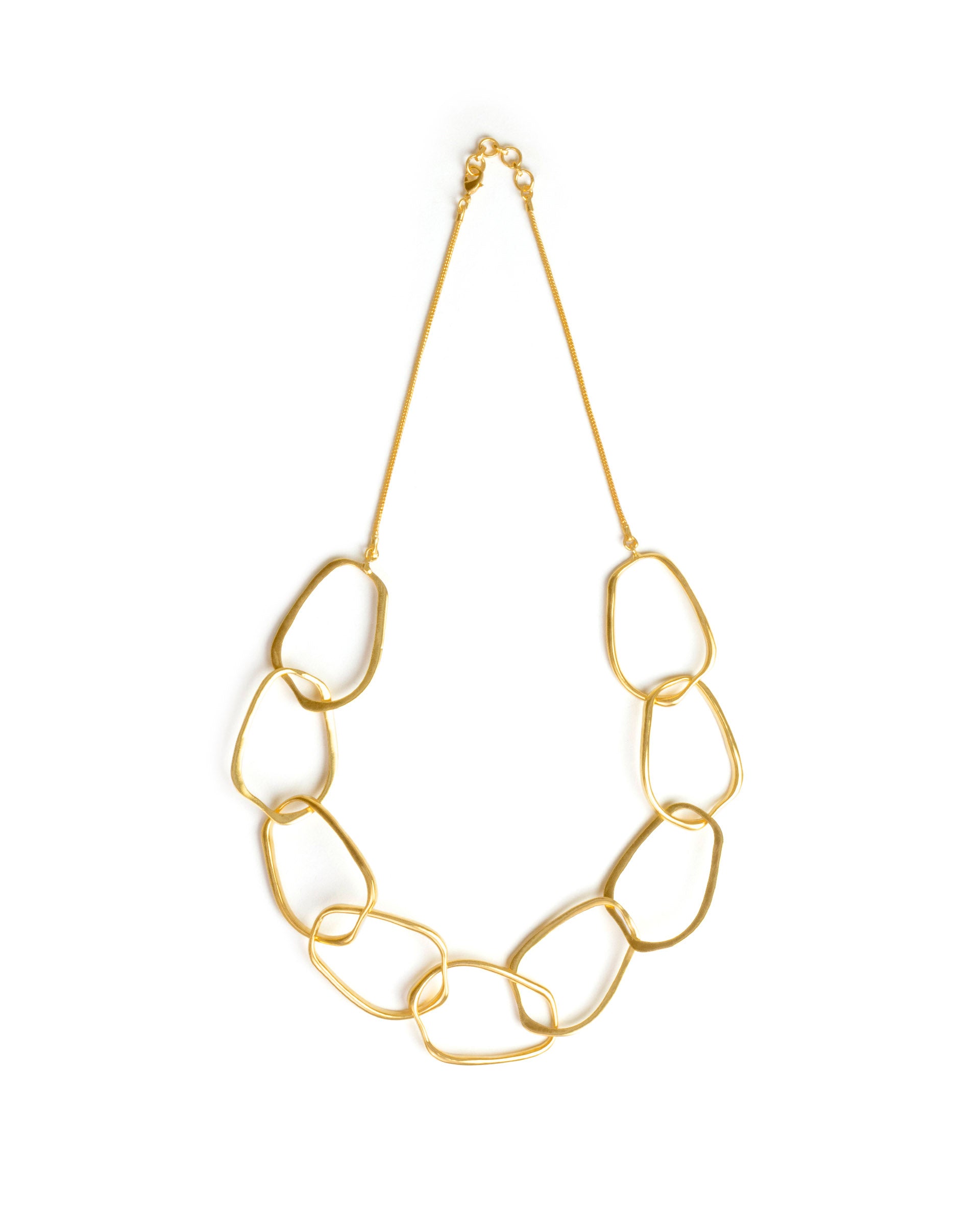 Rareism Women Team Gold Necklace