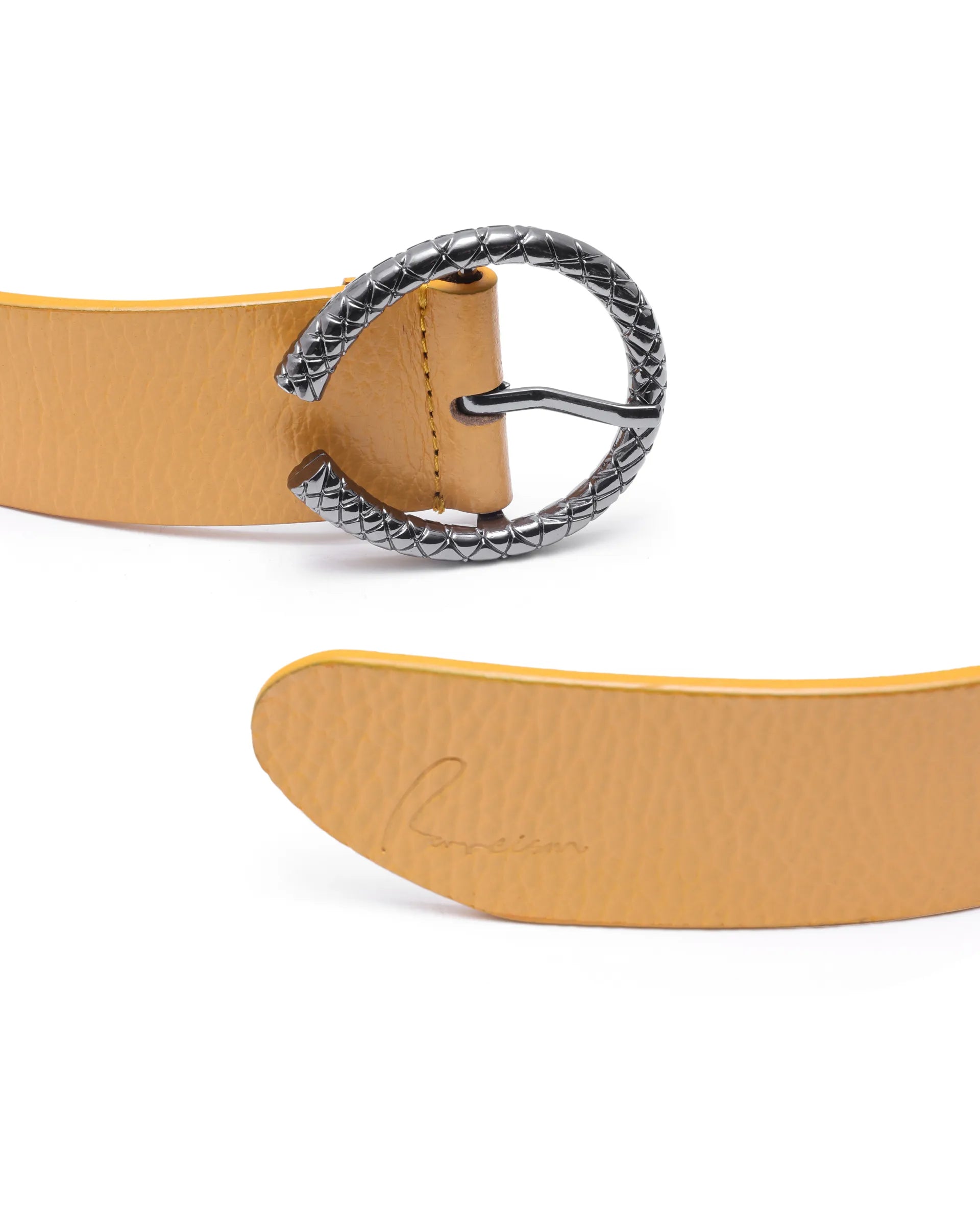 Rareism Women Slate Mustard Belt