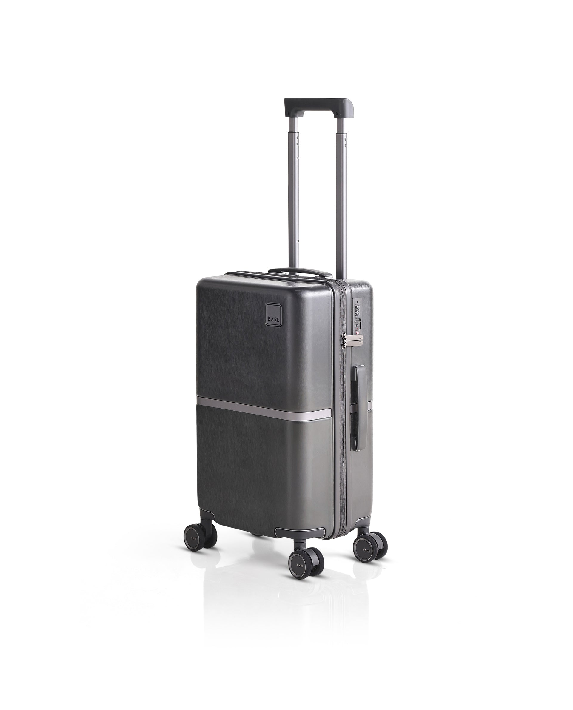 Rare Rabbit Tony Grey Hard Shell Trolley Bag