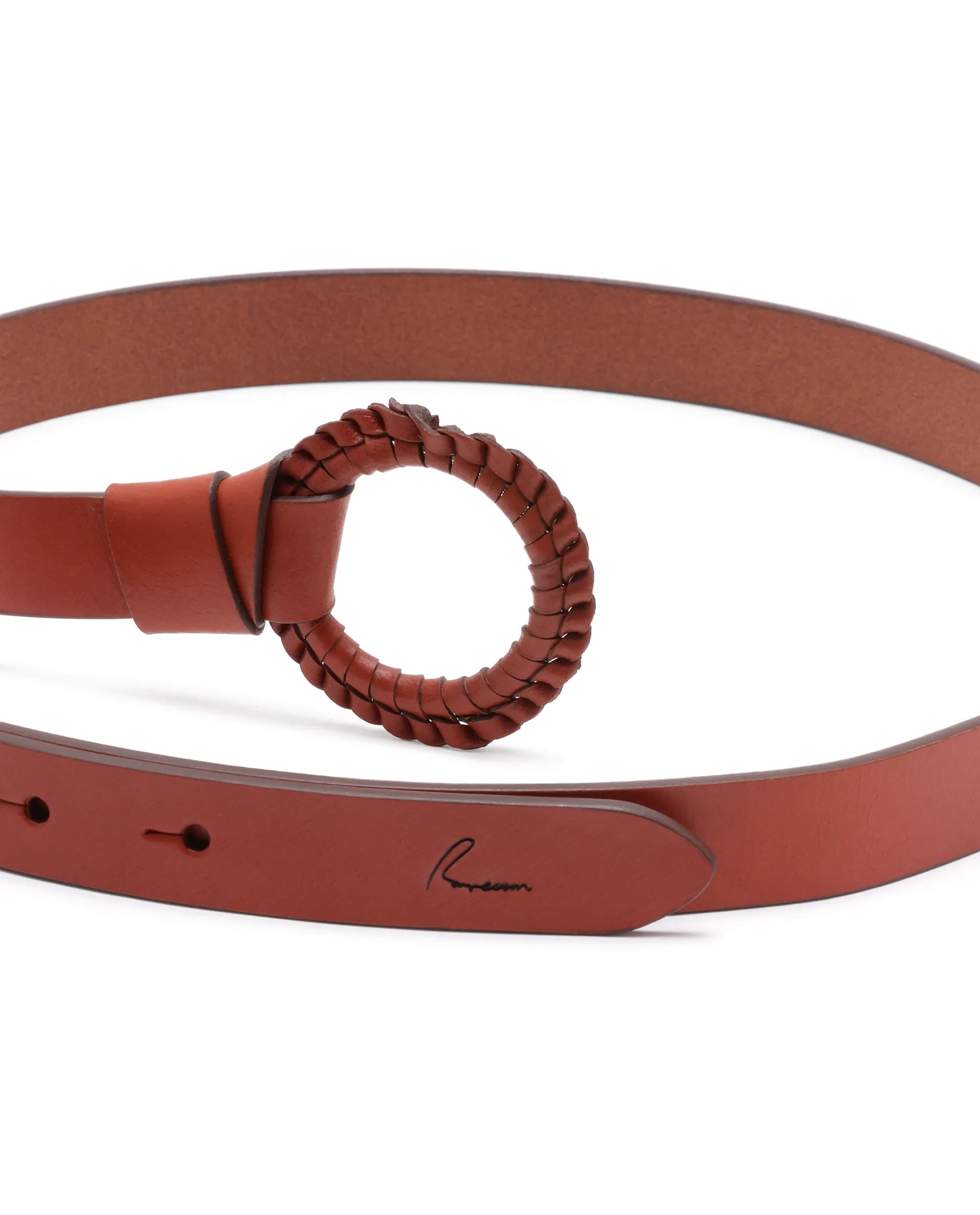 Rareism Women Crystal Tan Belt