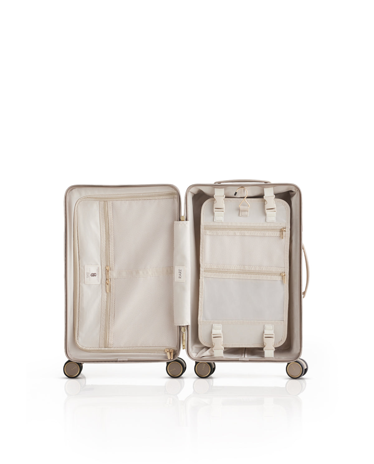 Rare Rabbit Tony Beige Hard Shell Trolley Bag