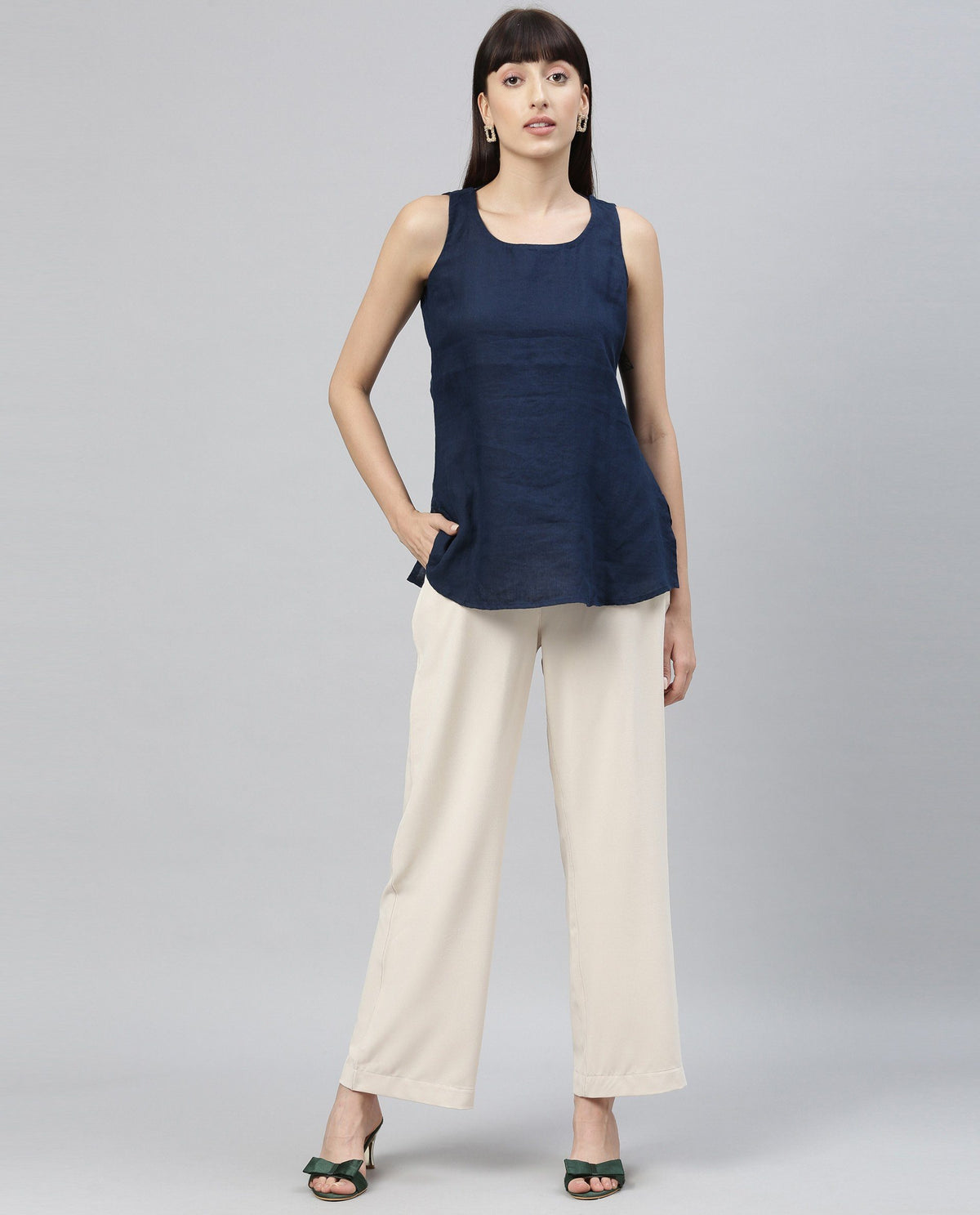 Rareism Women Unite - L Blue Top