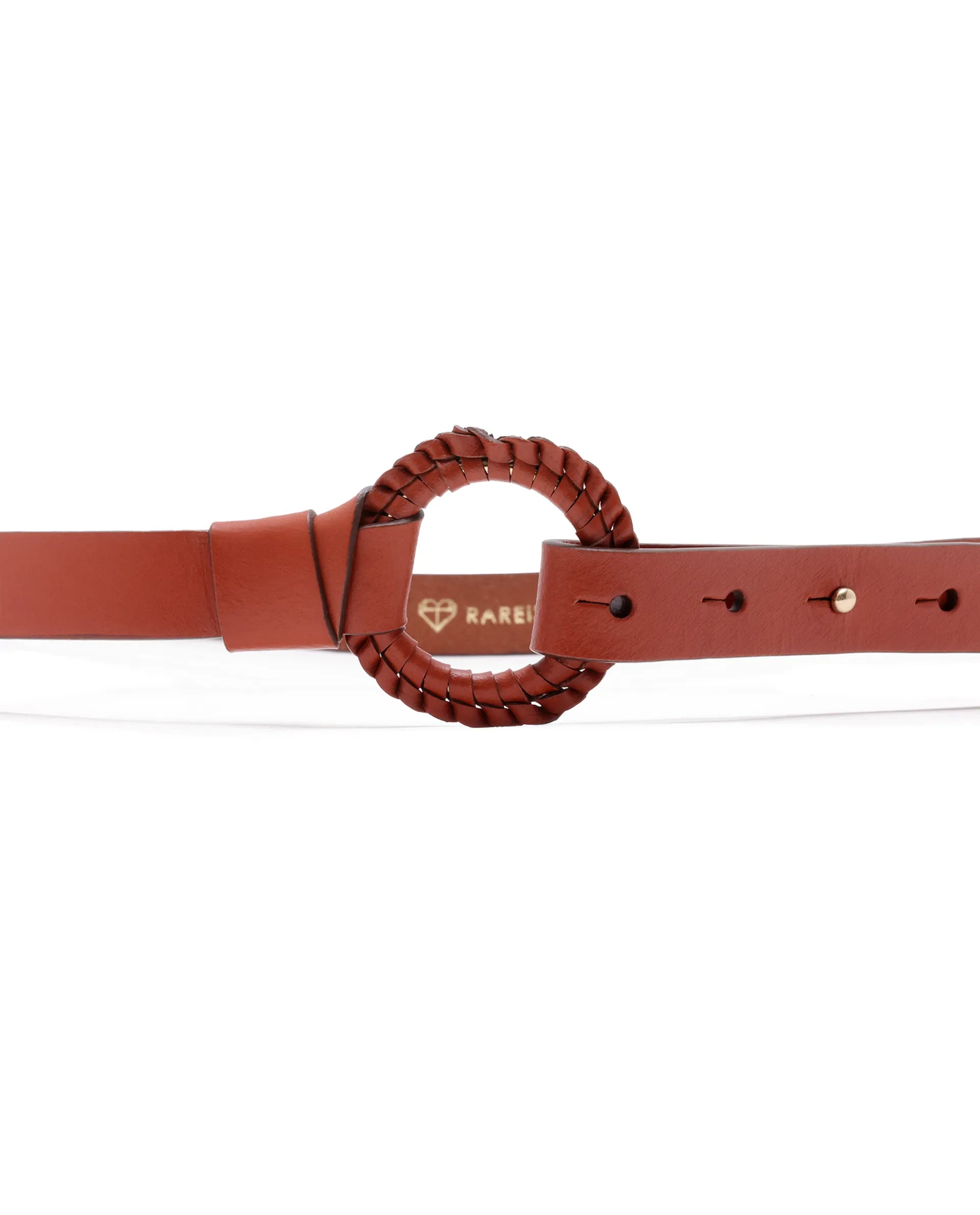 Rareism Women Crystal Tan Belt