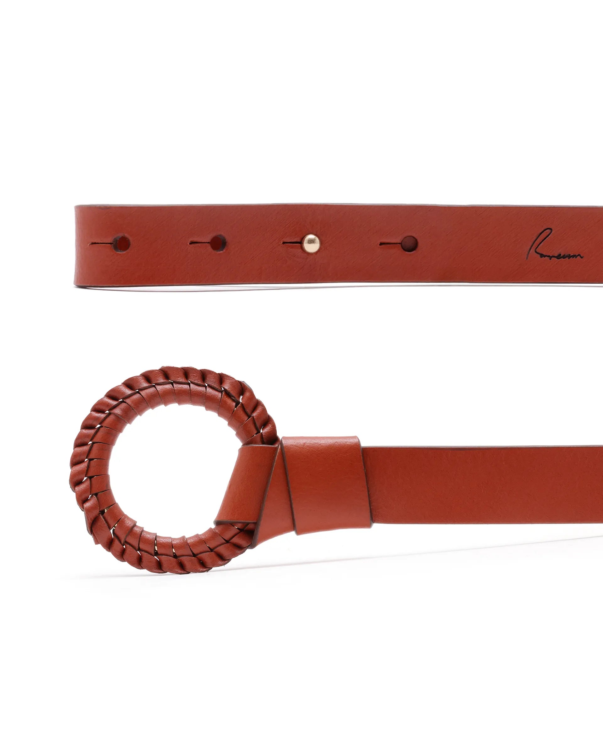 Rareism Women Crystal Tan Belt