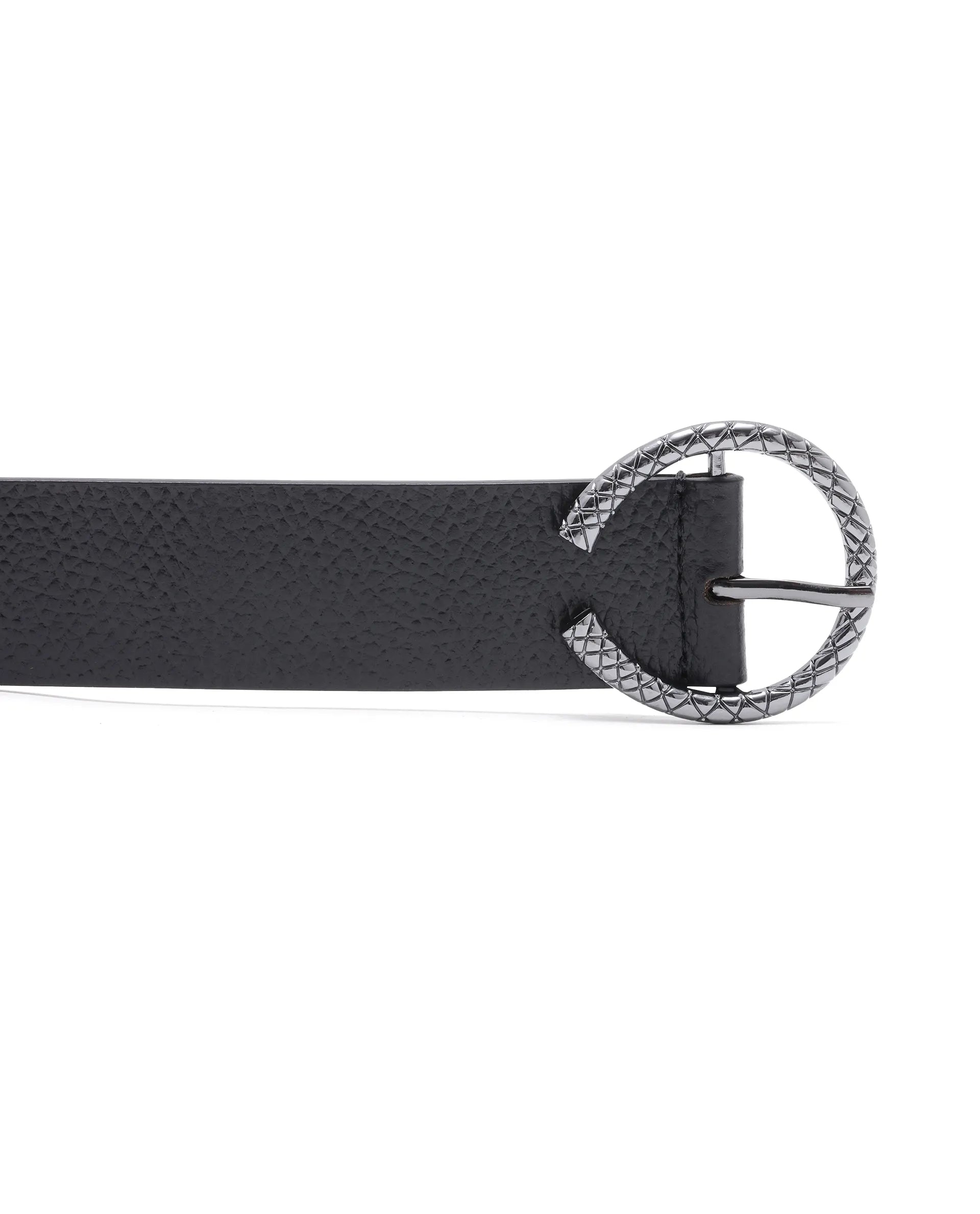 Rareism Women Slate Black Belt