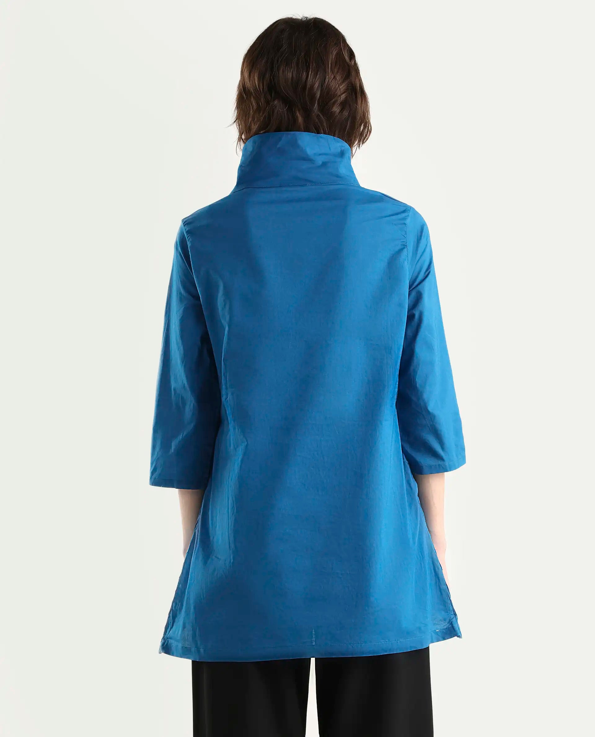 Rareism Women's Pins Blue Top