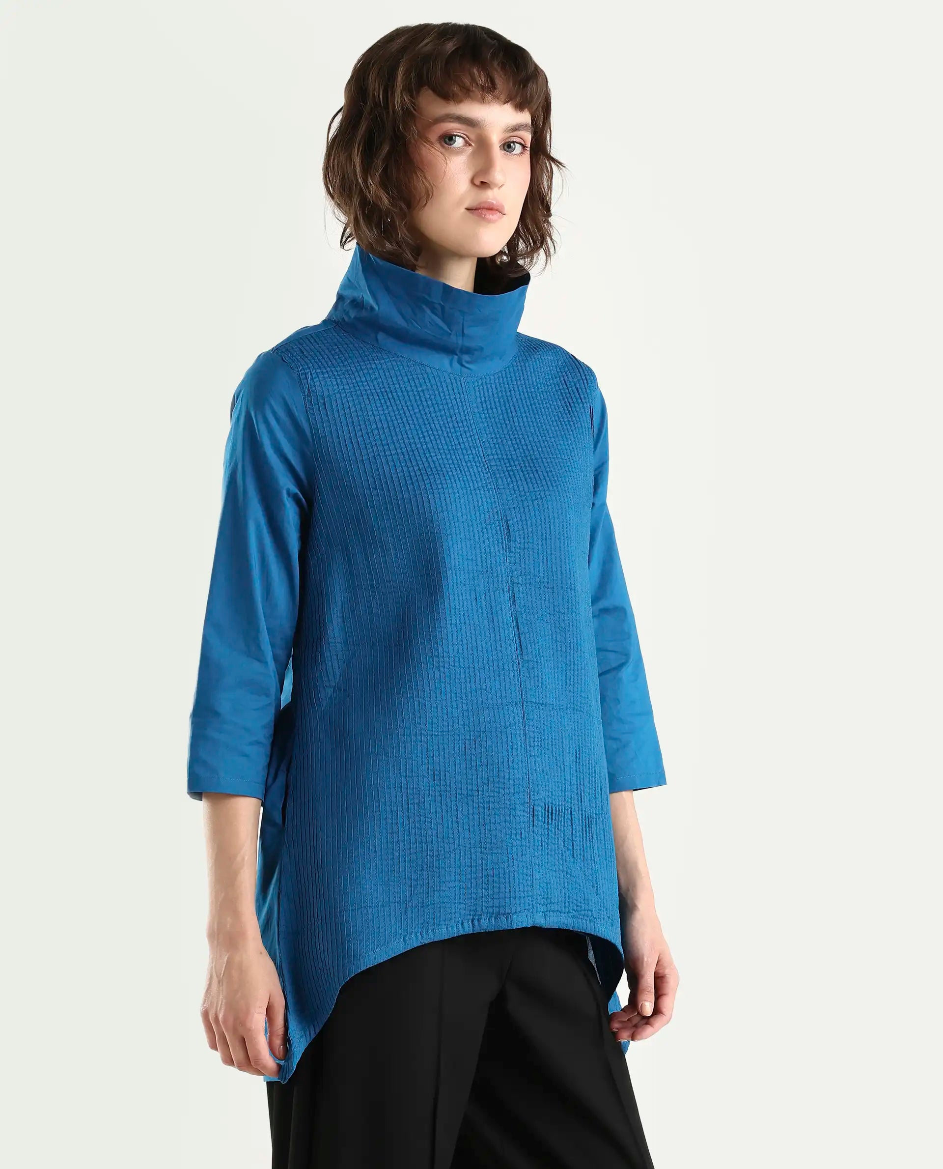 Rareism Women's Pins Blue Top