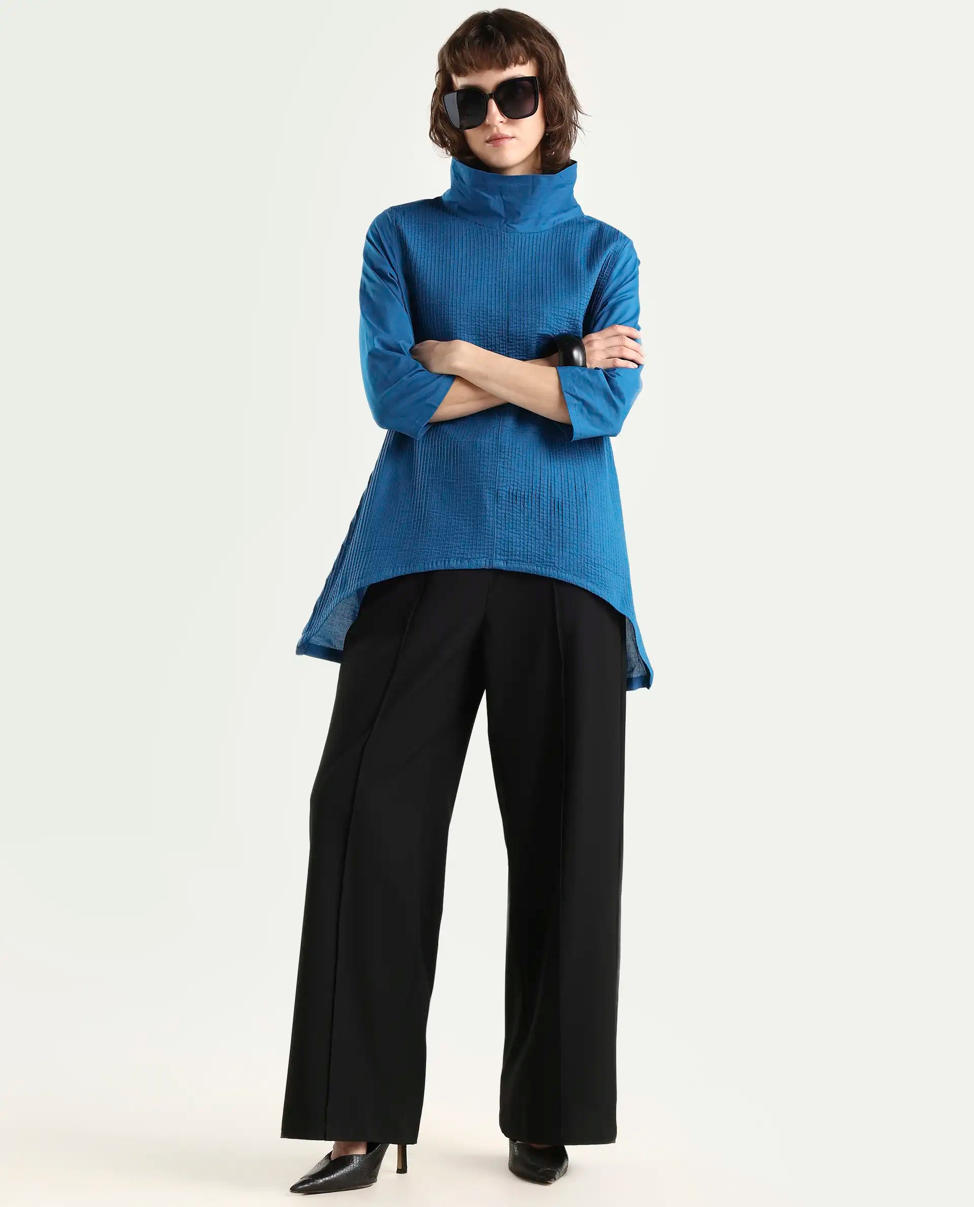 Rareism Women's Pins Blue Top
