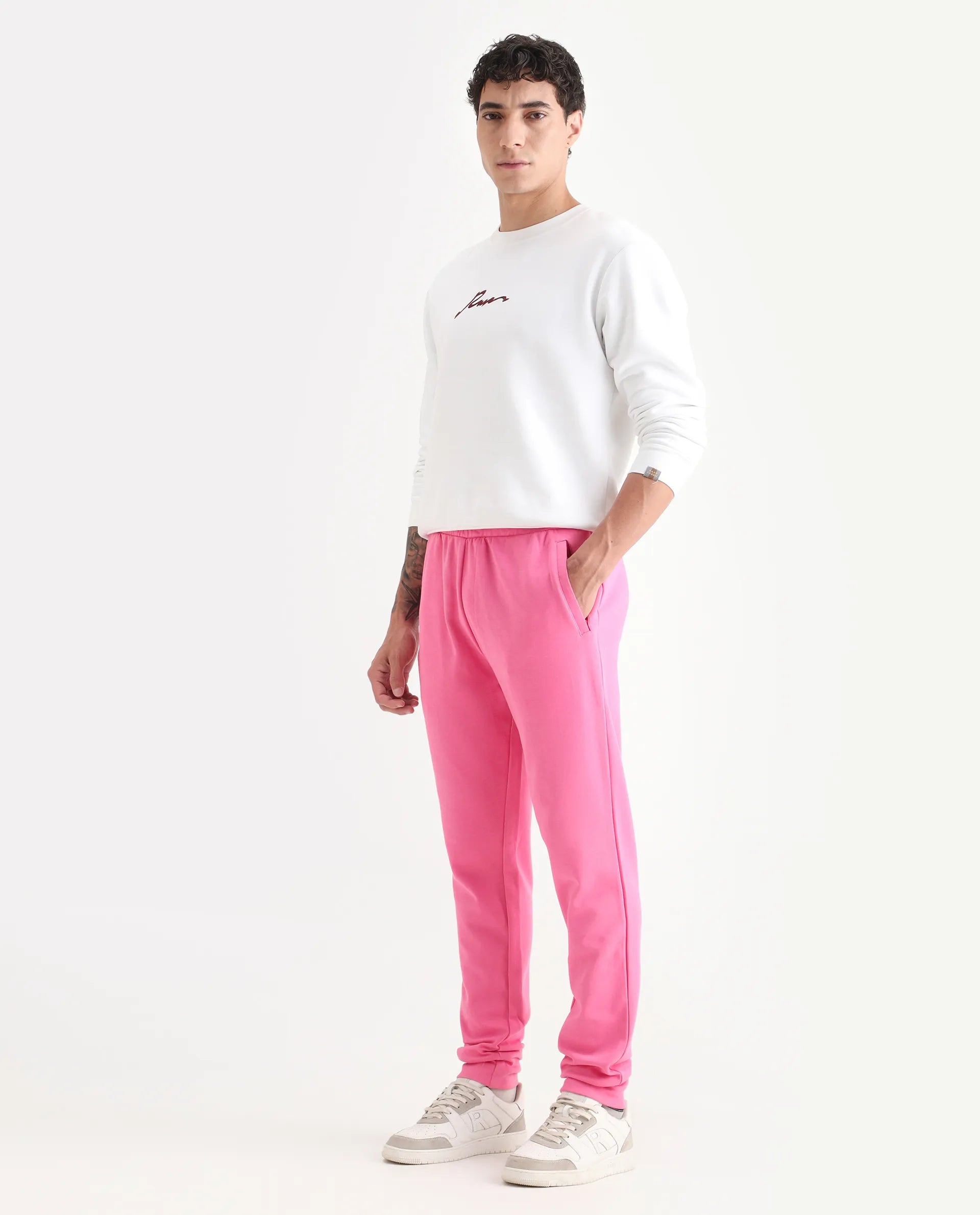 Track Pant Flame Pink Men