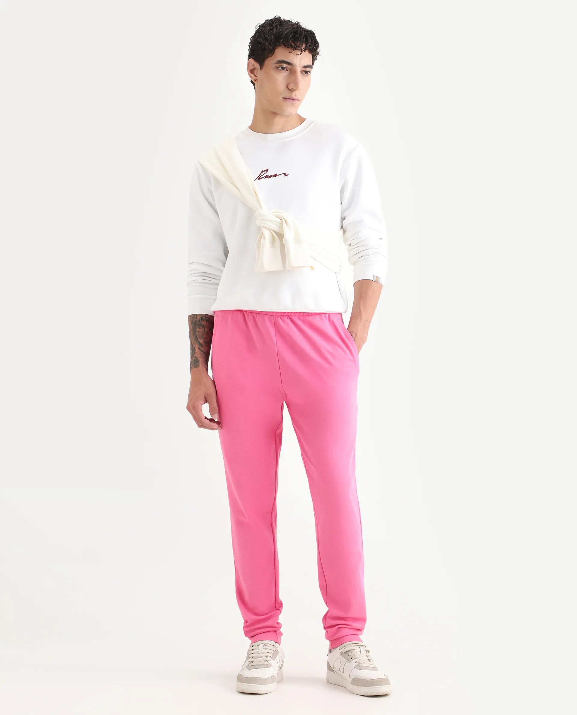 Track Pant Flame Pink Men