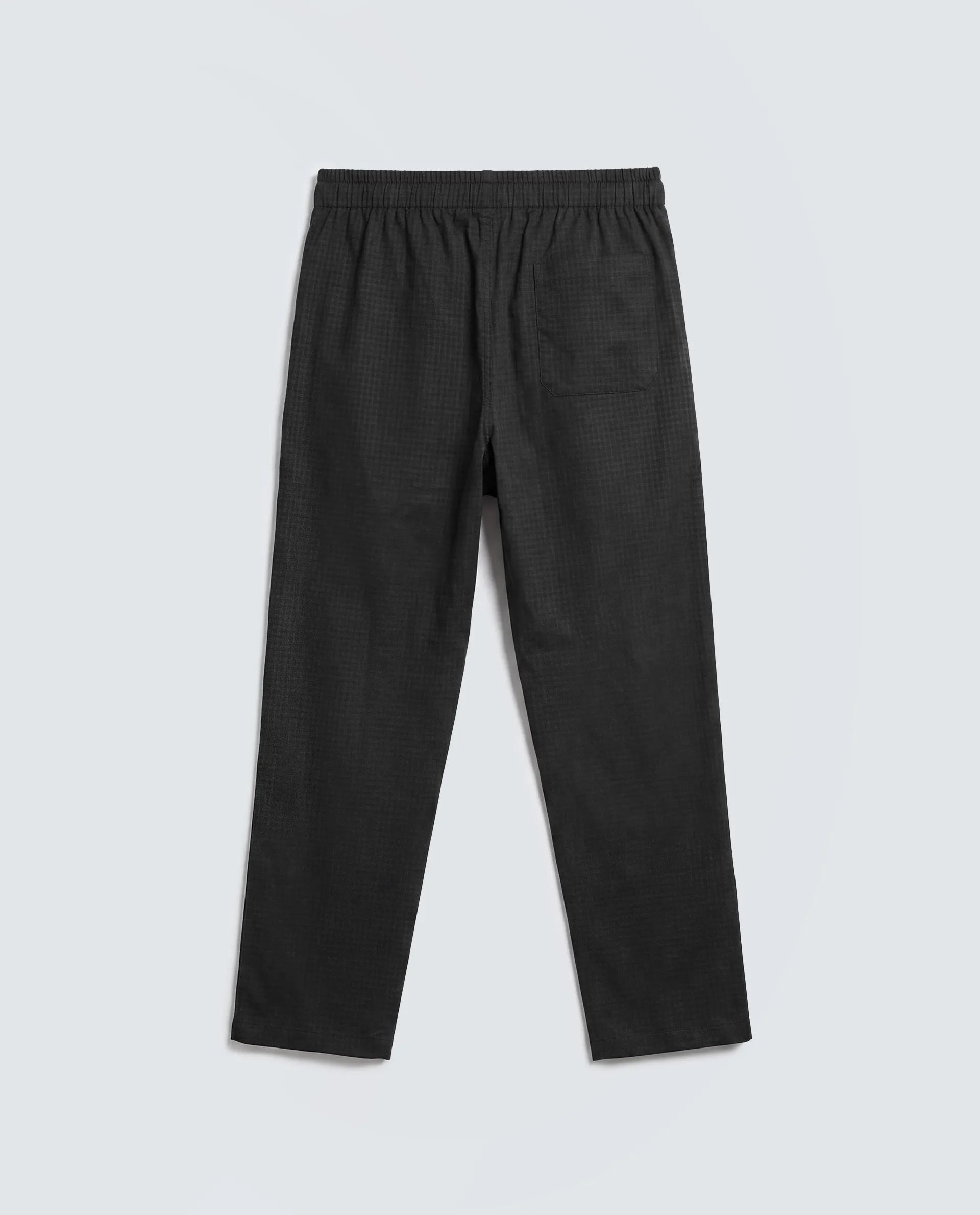 Rare Rabbit Men's Mariv Black Cotton Fabric Regular Fit Checks Pajama