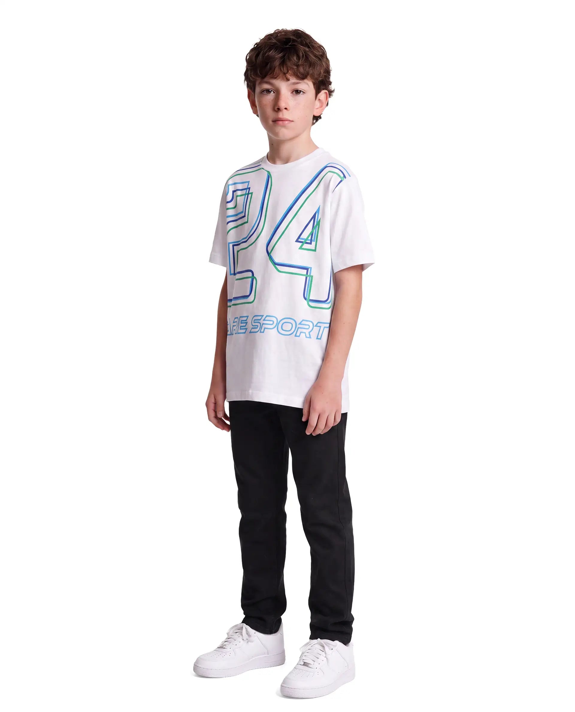 Rare Ones Kid's Corvo-K Black Cotton Blend Fabric Regular Plain Jeans