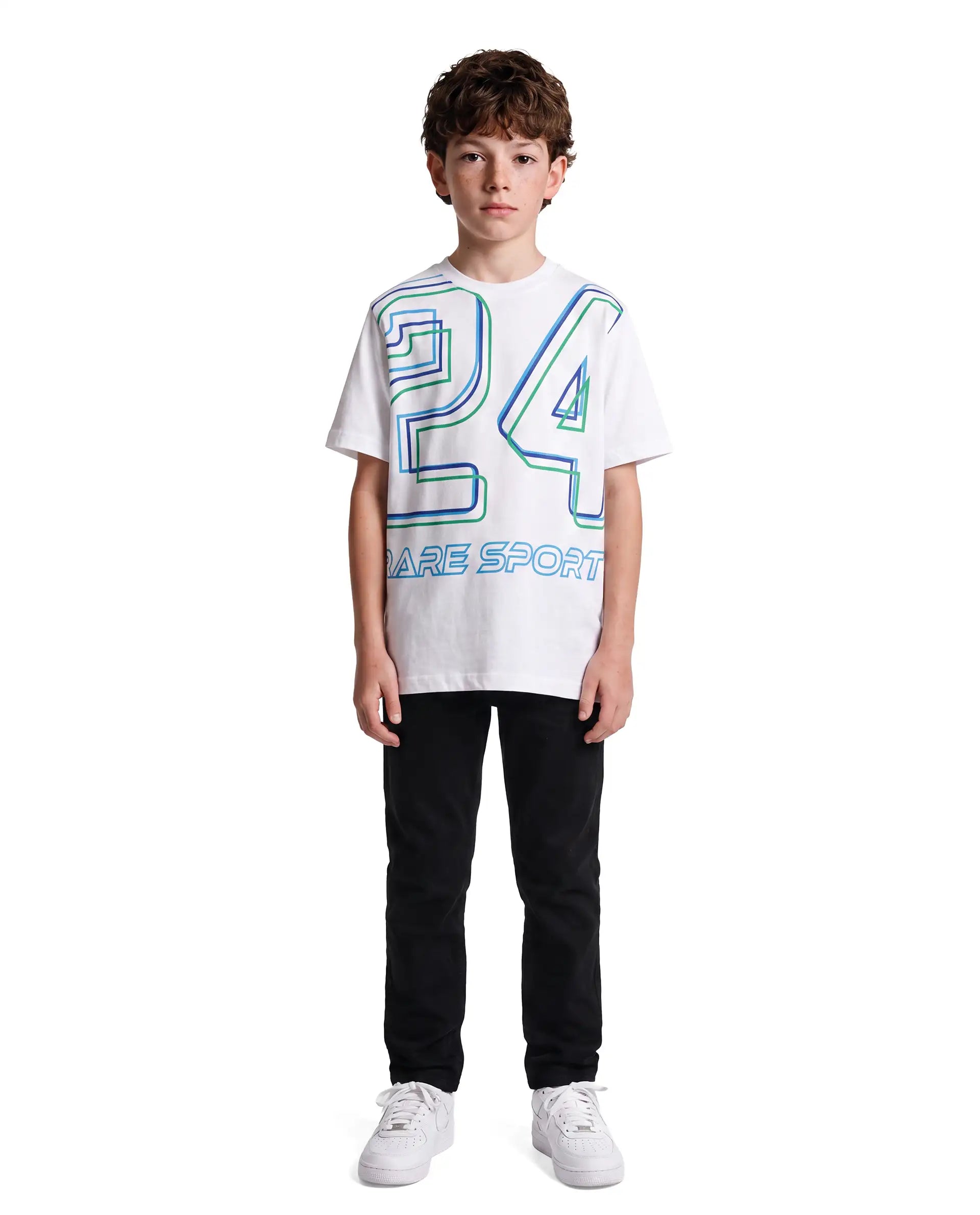 Rare Ones Kid's Corvo-K Black Cotton Blend Fabric Regular Plain Jeans