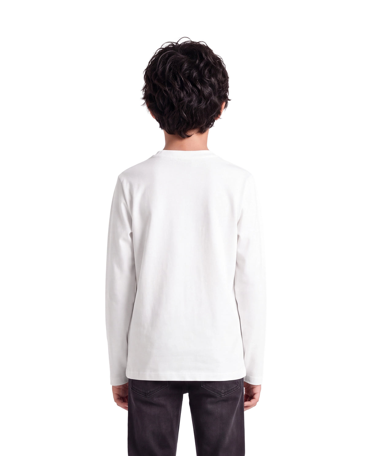 Rare Ones Kids Boet Off White Cotton Fabric Pull-On Regular Fit Graphic Print T-Shirt