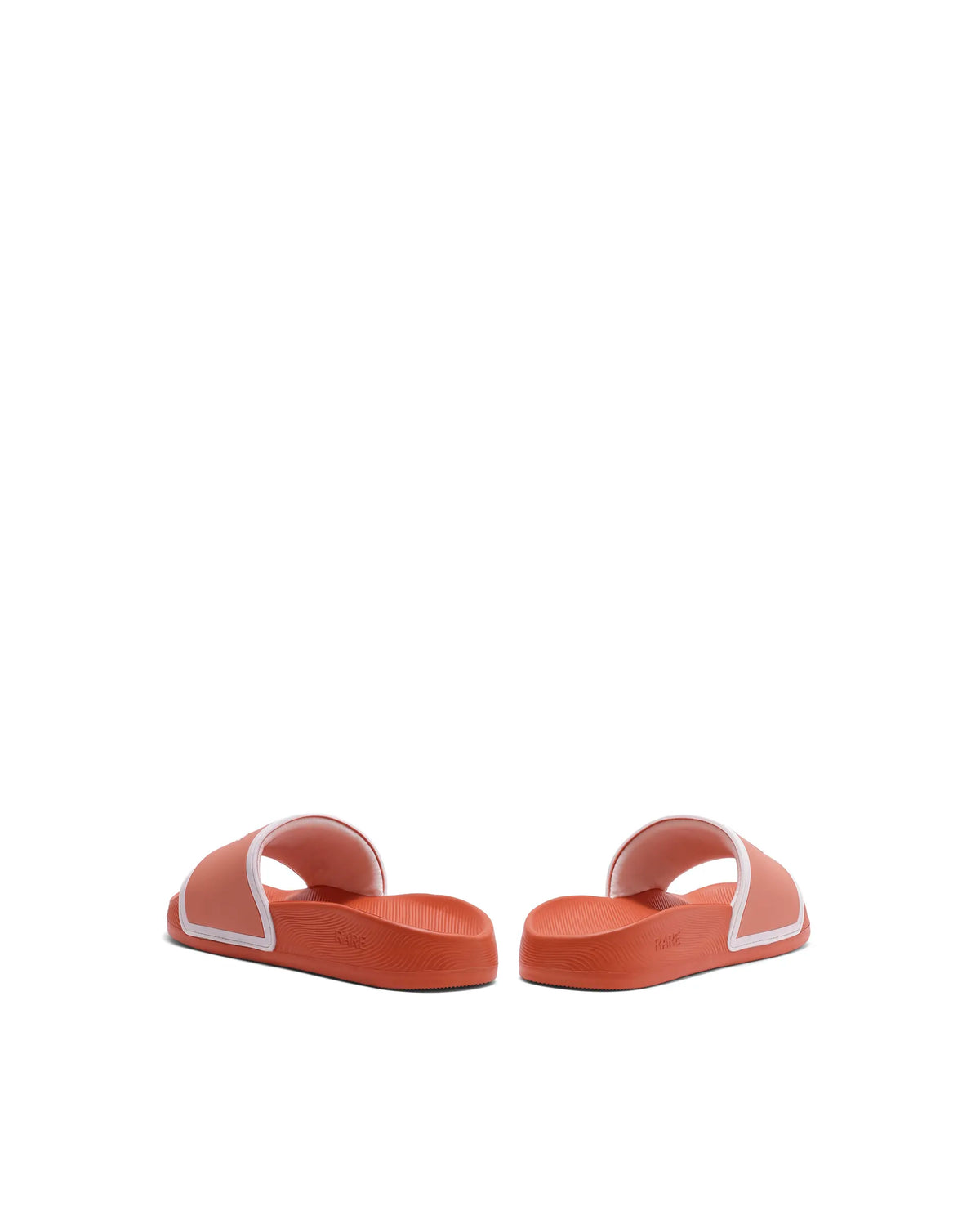 Rarez Mens Reff Orange/Beige Synthetic Material Regular Typography Print Sandal
