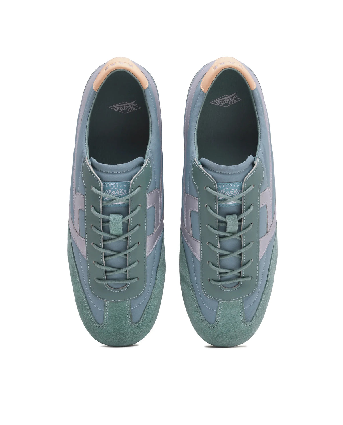 Rarez Men's Abruzzo Primary Teal Parachute TRP Sole Sneaker