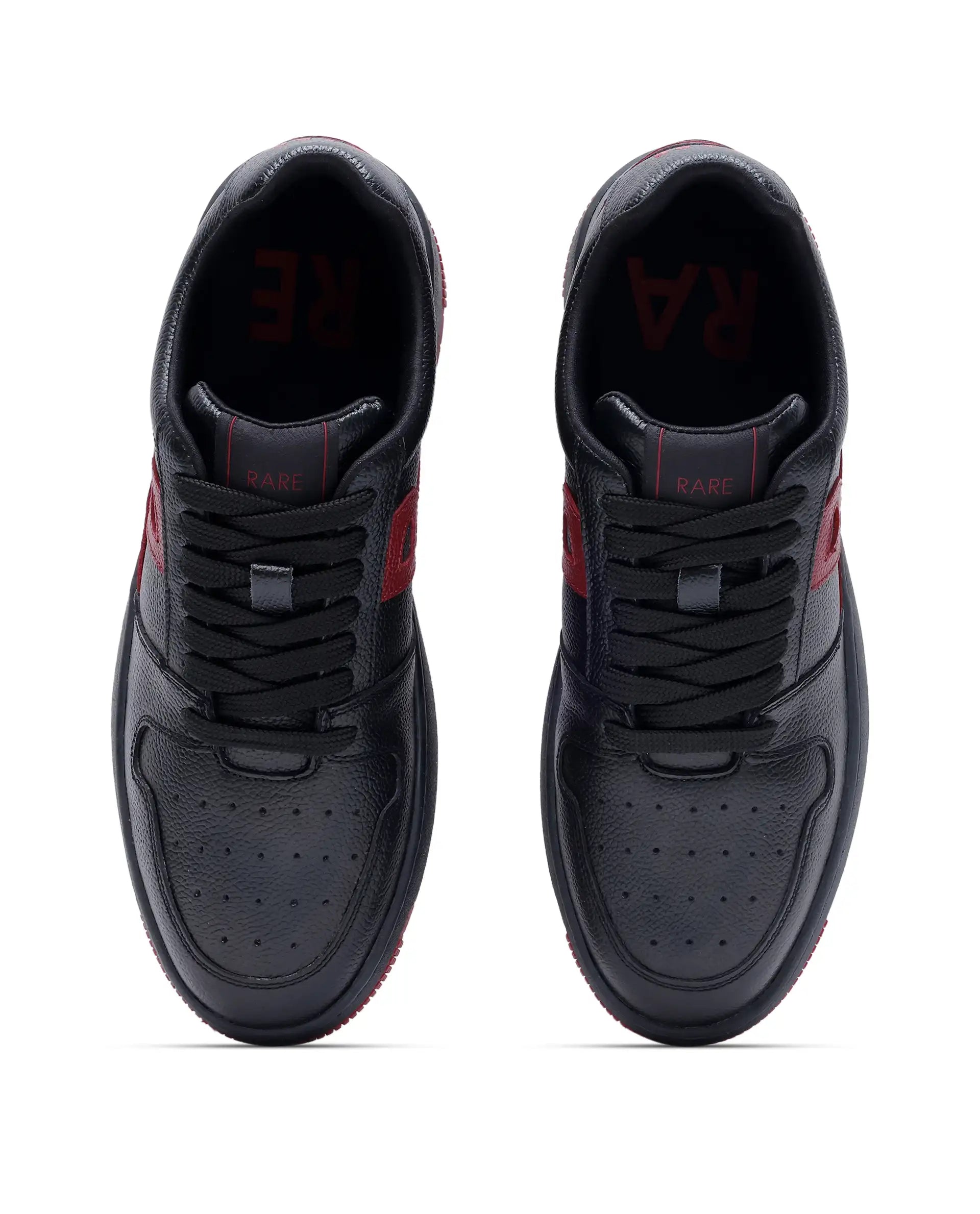 Rare Rabbit Men Adonis Black Lace-Up Closure Shoes