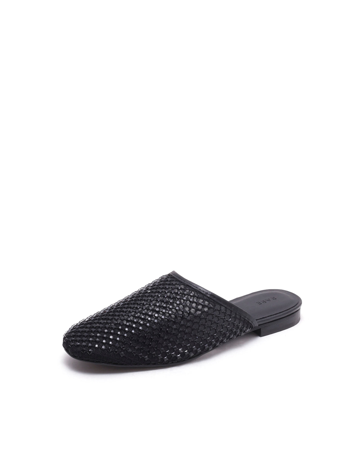 Rarez Women's Aira Black Micro Fiber & Mesh Low Flats