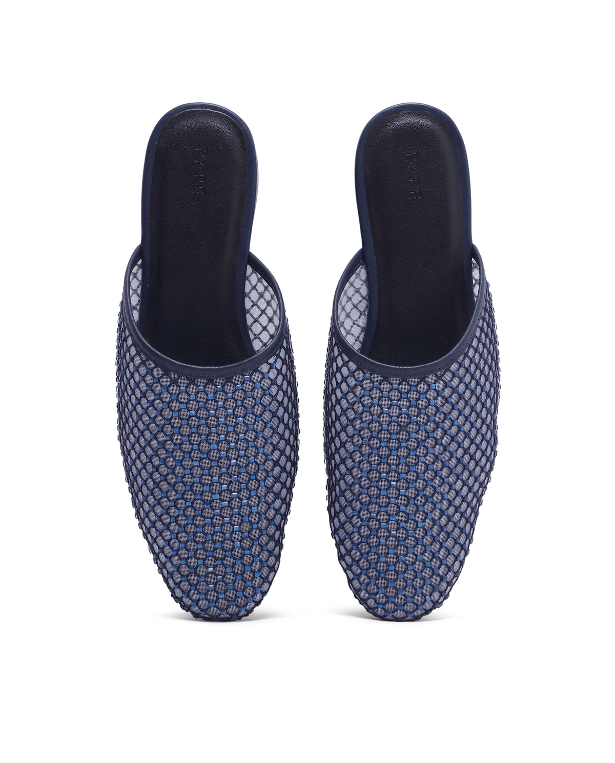 Rarez Women's Aira Blue Micro Fiber & Mesh Low Flats Low Flats