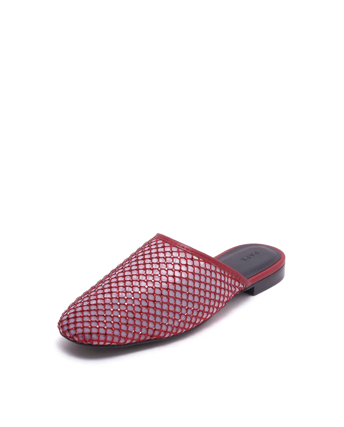 Rarez Women's Aira Red Micro Fiber & Mesh Low Flats Low Flats