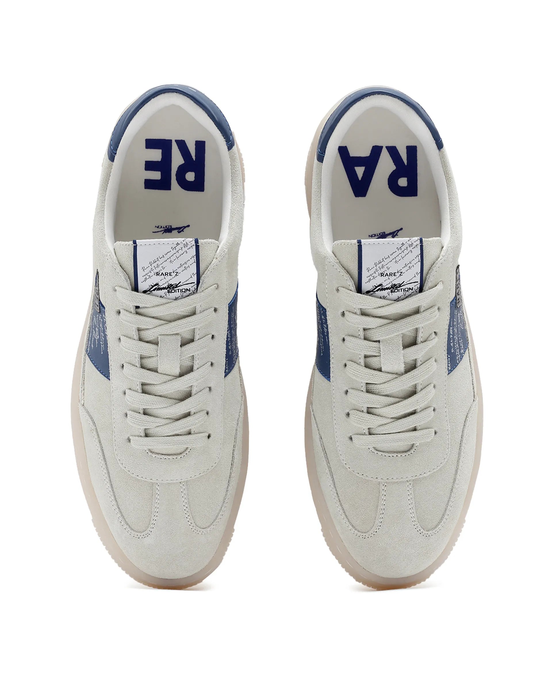 Rare Rabbit Men Amot-Fs1 Beige Lace-Up Shoes