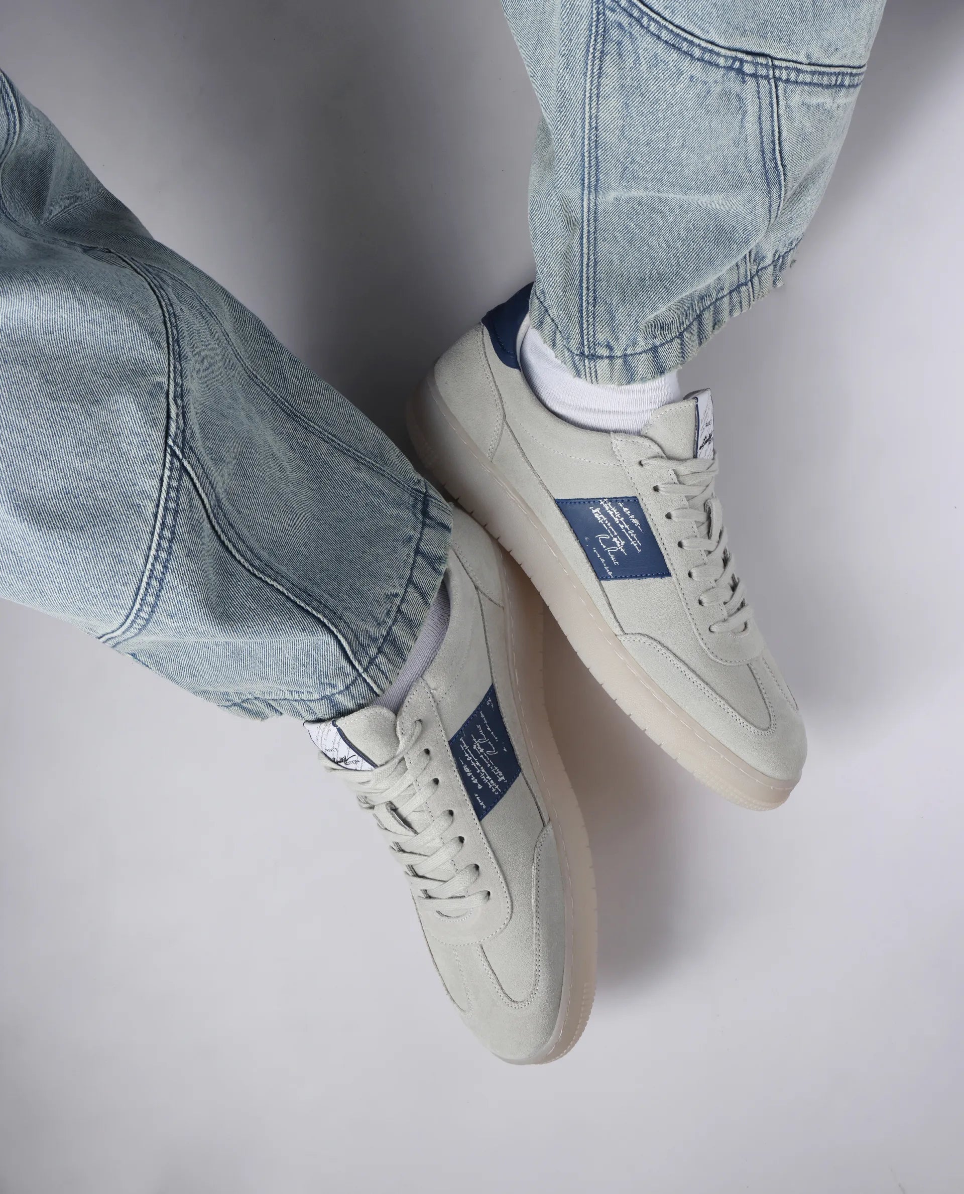 Rare Rabbit Men Amot-Fs1 Beige Lace-Up Shoes