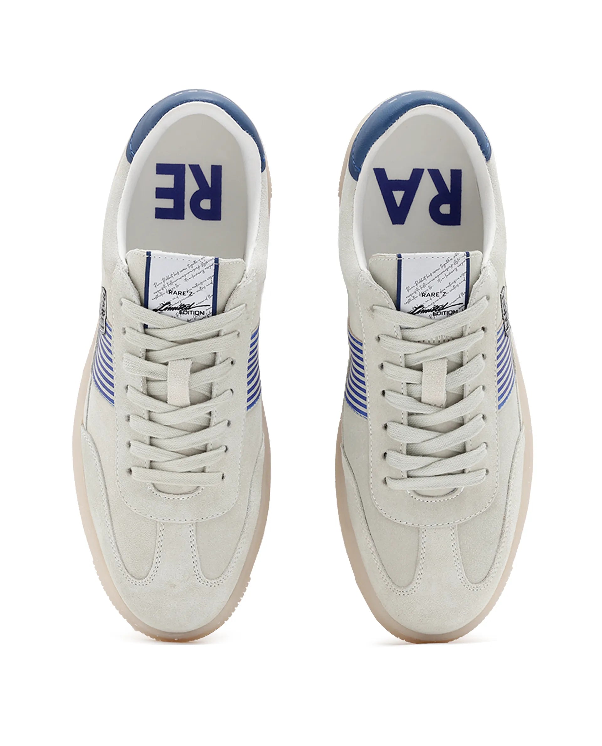 Rare Rabbit Men Amot-Fs2 Beige Lace-Up Shoes