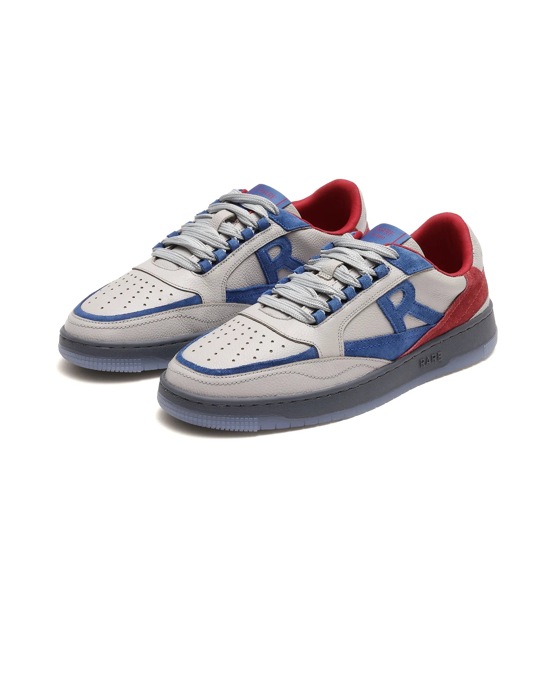 Rare Rabbit Men's Amur Grey Plain Shoes