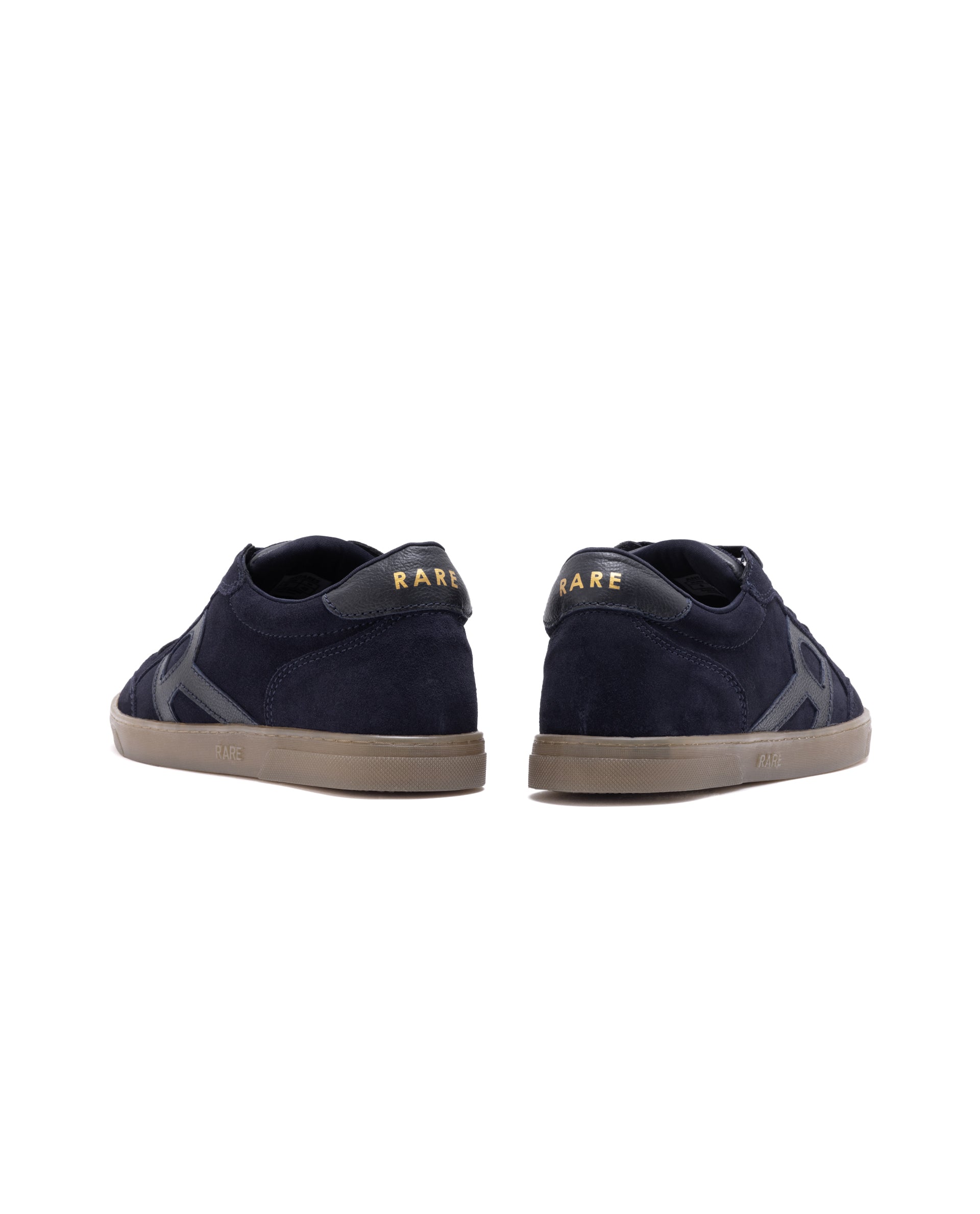 Rare Rabbit Men's Antares Blue Low-Top Lace Up Premium Suede With Genuine Leather Sneaker