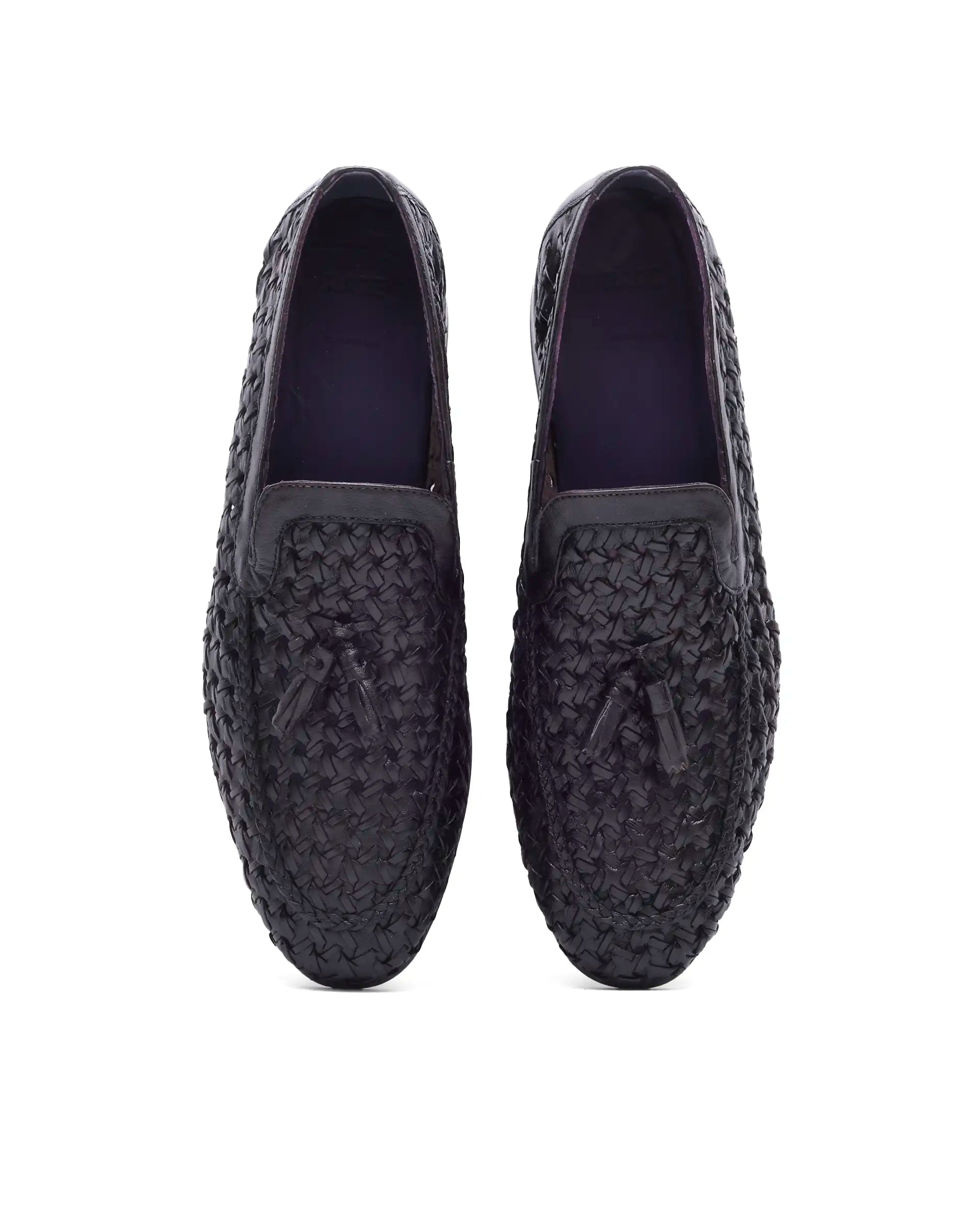 Rare Rabbit Men's Artur Dark Brown Leather Mocassin