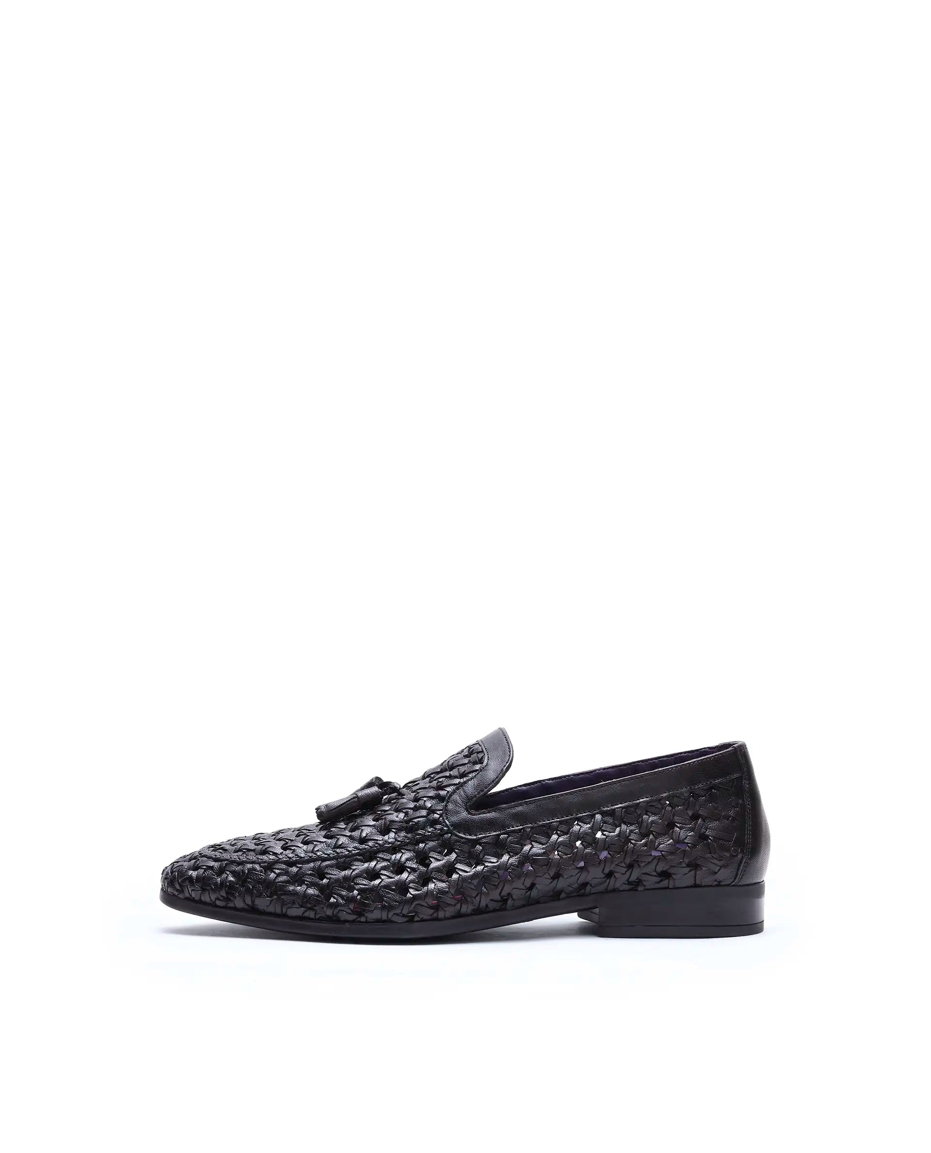 Rare Rabbit Men's Artur Dark Brown Leather Mocassin