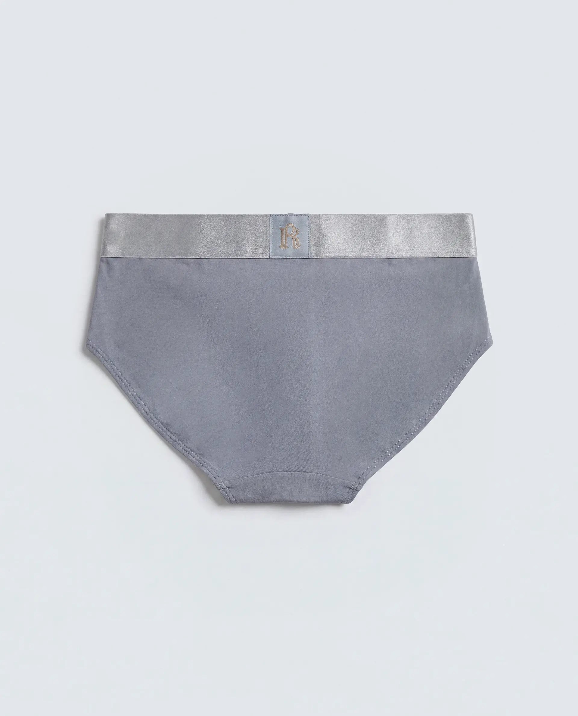 Rare Rabbit Men's Asit Blue Soft Nylon Blend Stretch Briefs