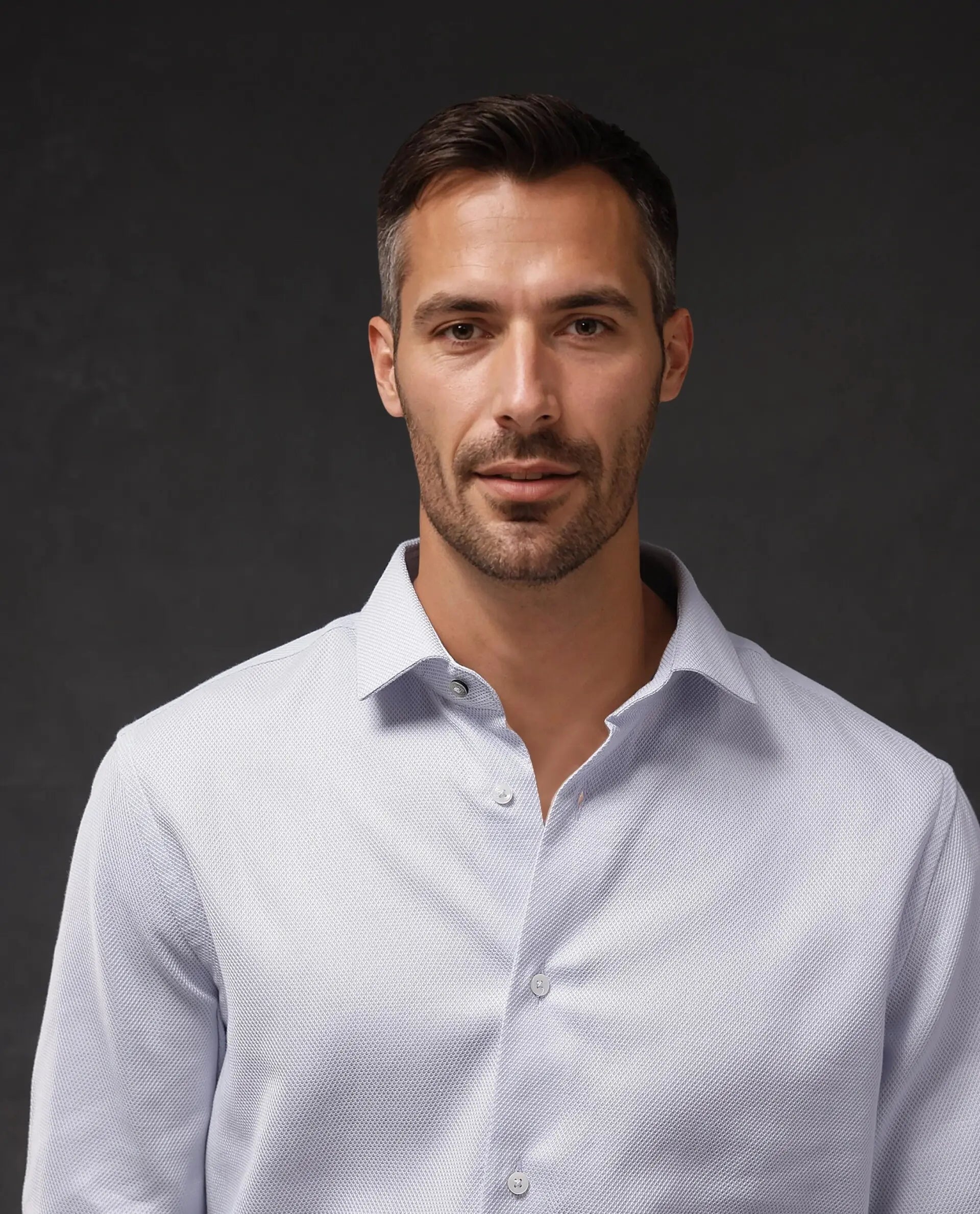 Rare Rabbit Men Astron-1 Pastel Purple Full Sleeve Regular Fit Plain Shirt