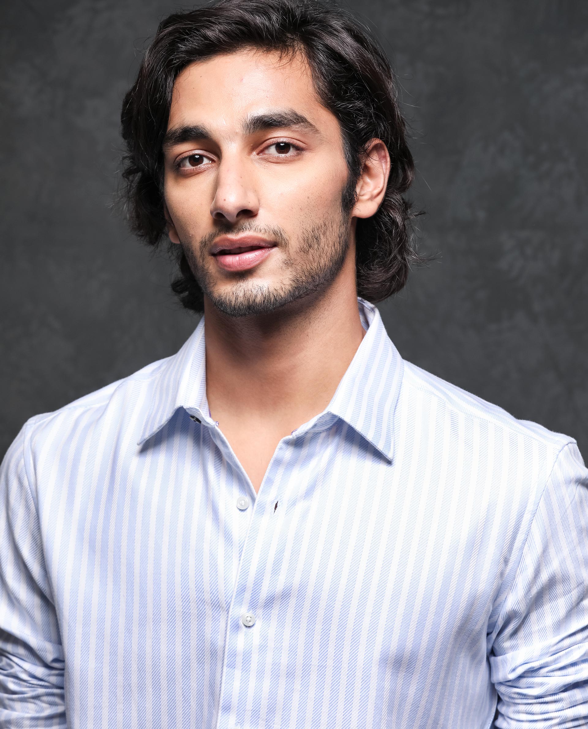 Rare Rabbit Men's Astum Blue Cotton Fabric Full Sleeves Striped Shirt