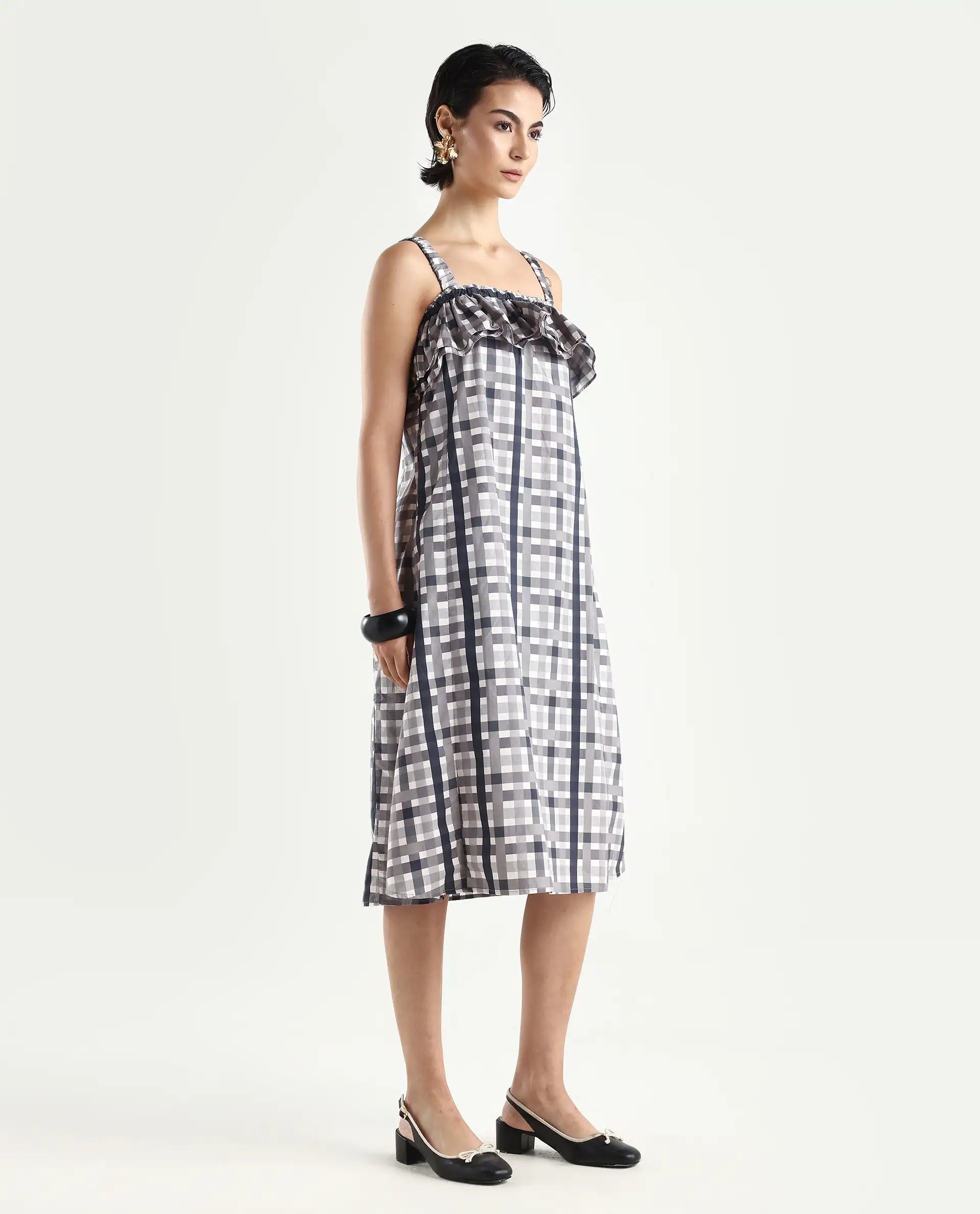 Rareism Women's Aurya Grey Dress