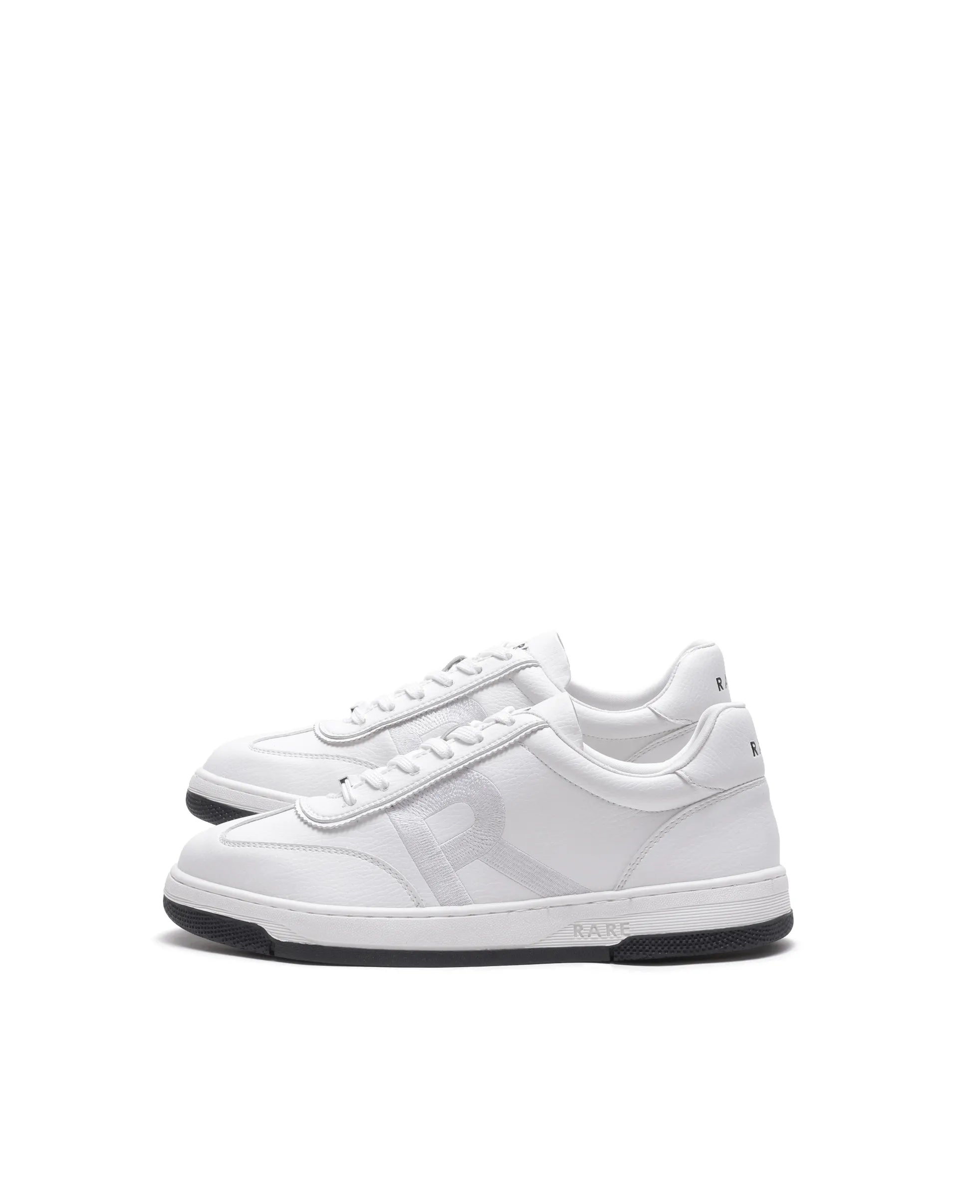 Rarez Men's Aven White Micro Fiber Regular Sneaker