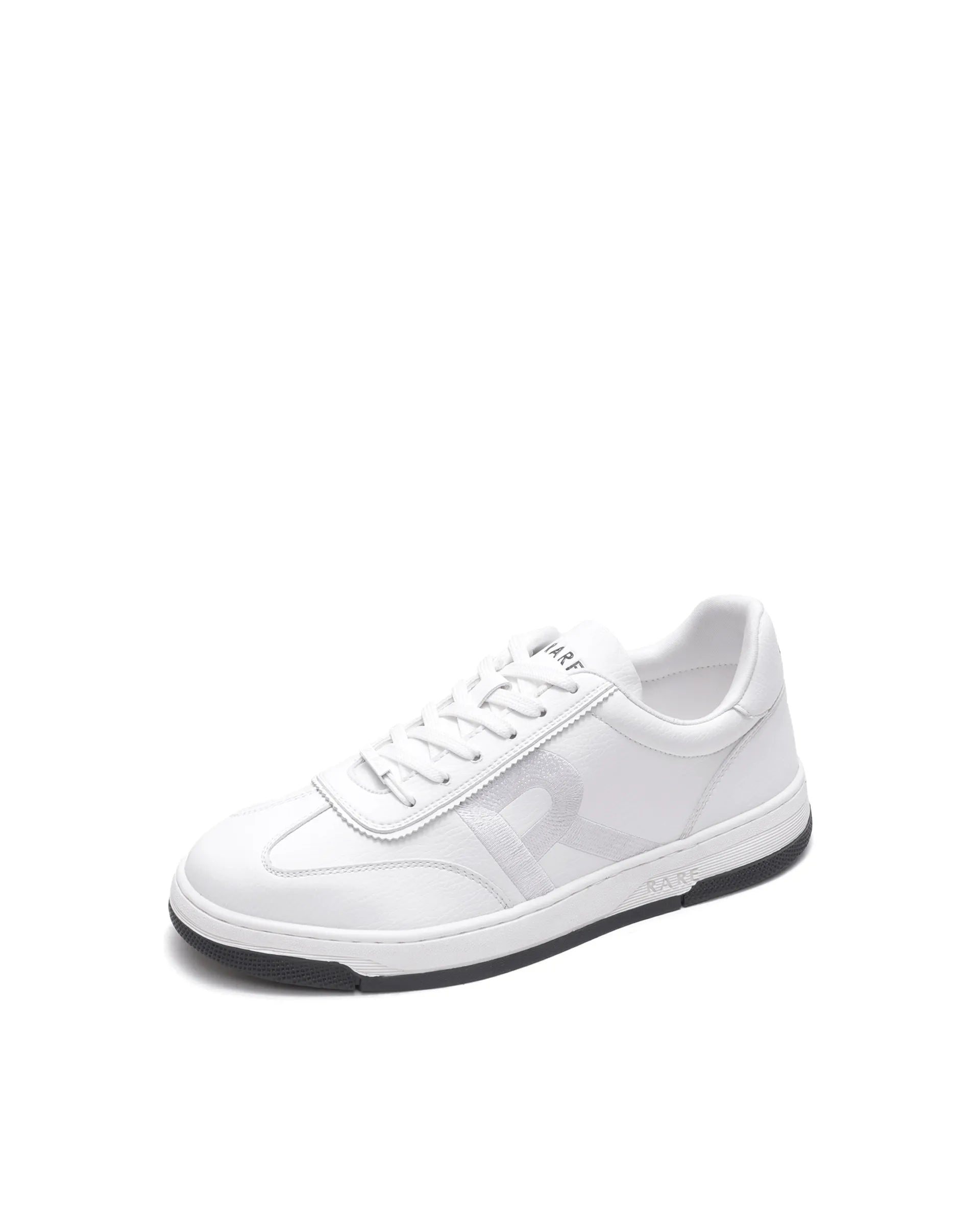 Rarez Men's Aven White Micro Fiber Regular Sneaker