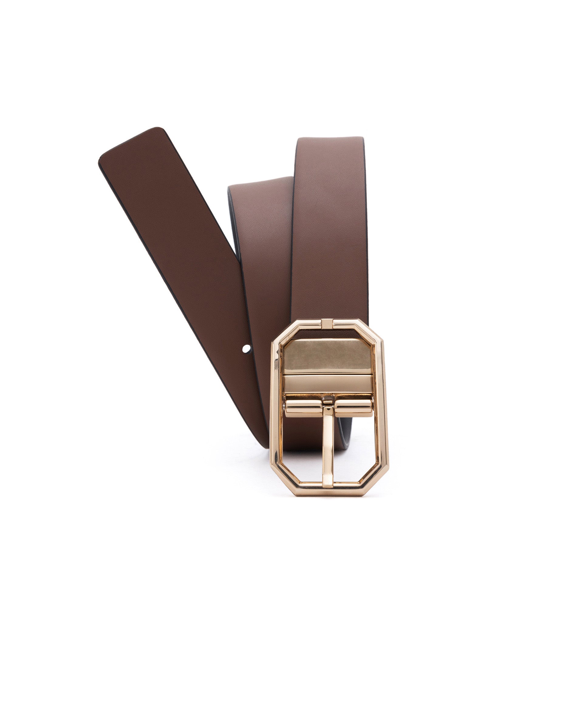 Rare Rabbit Men'S Liono Black Belt Leather