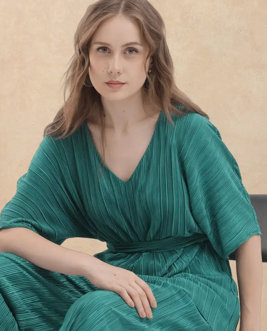 Rareism Womens Belgarde-T Petrol Top Polyester Short Sleeve Dyed