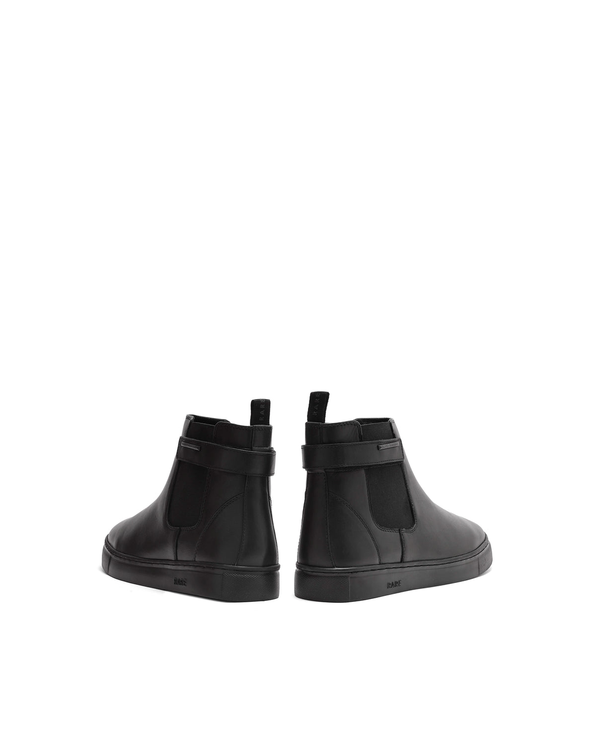 Rarez Men's Berus-L Primary Black Leather Regular Boots